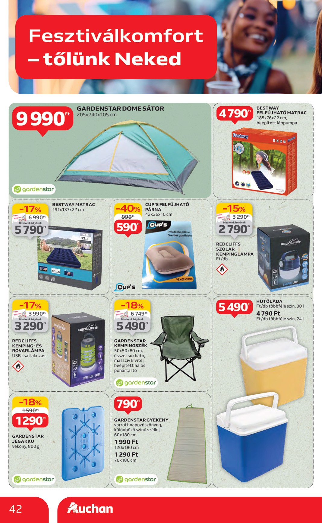 auchan - Auchan Hipermarket akciós újság, érvényes 07.10. - 07.16. - page: 42 auchan - Auchan Hipermarket akciós újság, érvényes 07.10. - 07.16. - page: 42