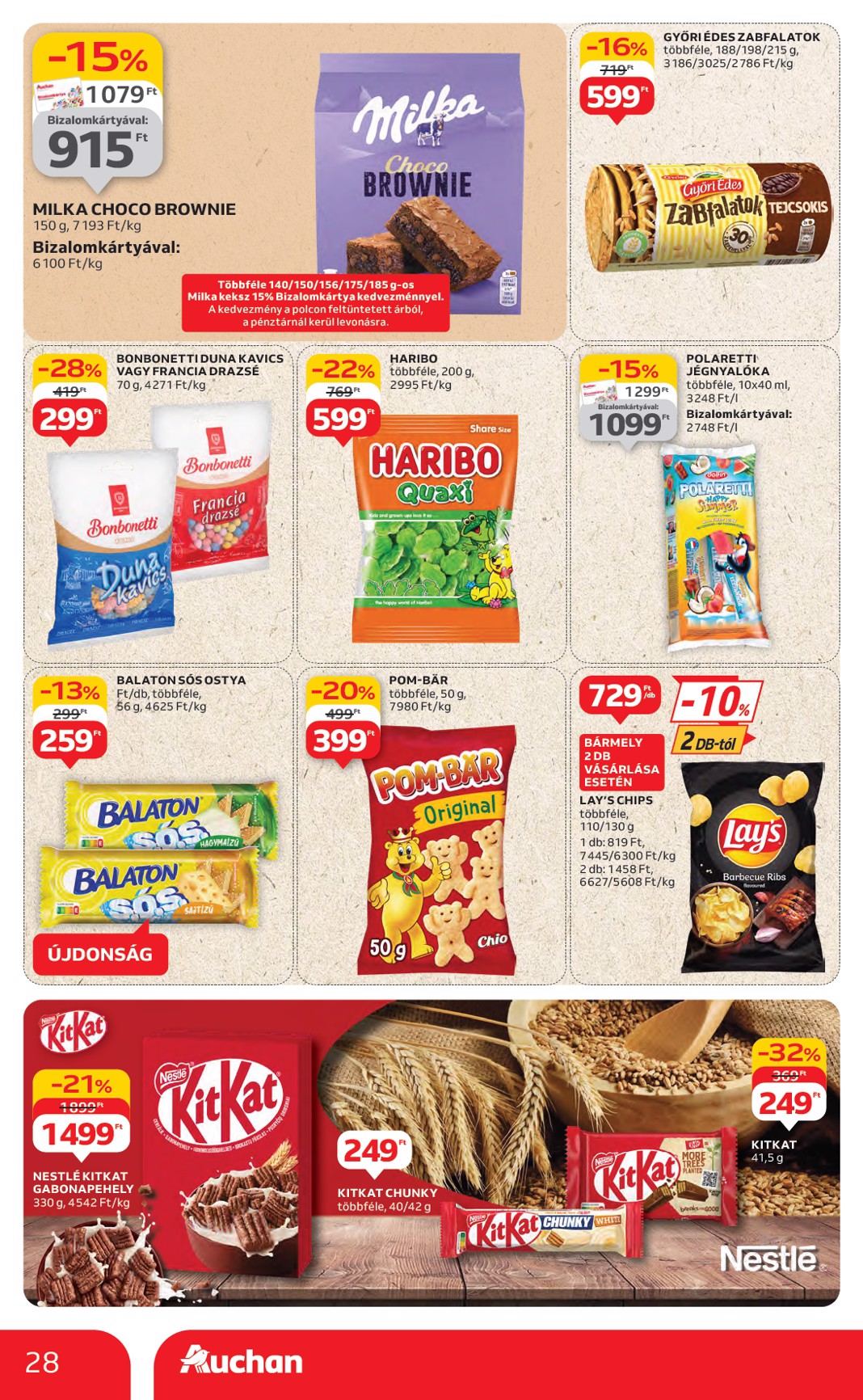 auchan - Auchan Hipermarket akciós újság, érvényes 07.10. - 07.16. - page: 28 auchan - Auchan Hipermarket akciós újság, érvényes 07.10. - 07.16. - page: 28