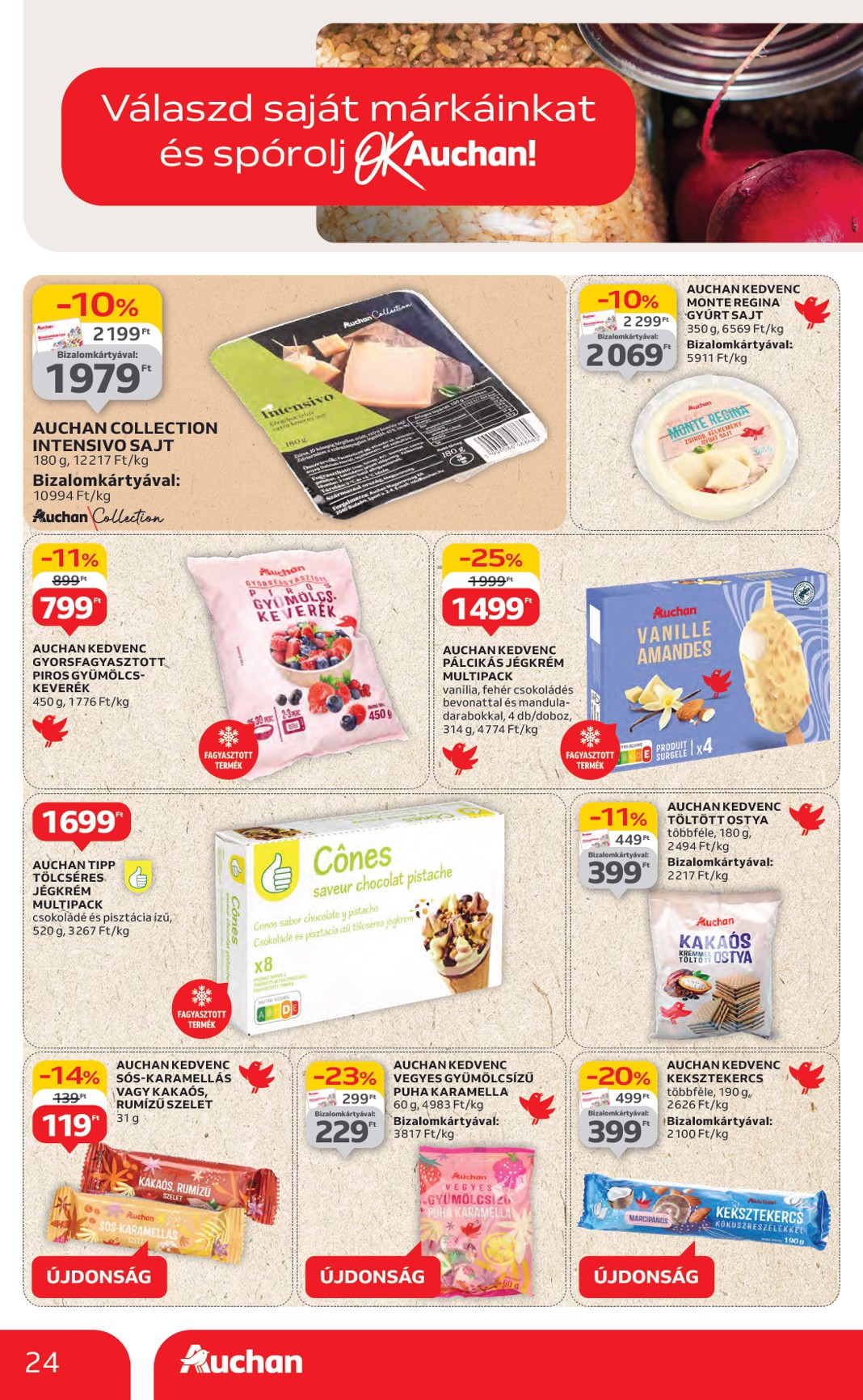 auchan - Auchan Hipermarket akciós újság, érvényes 07.10. - 07.16. - page: 24 auchan - Auchan Hipermarket akciós újság, érvényes 07.10. - 07.16. - page: 24