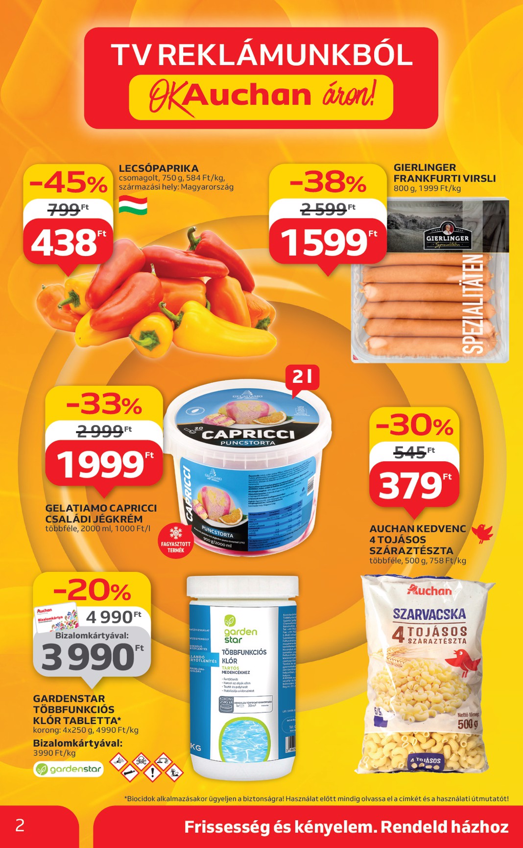 auchan - Auchan szupermarket akciós újság, érvényes 07.10. - 07.16. - page: 2