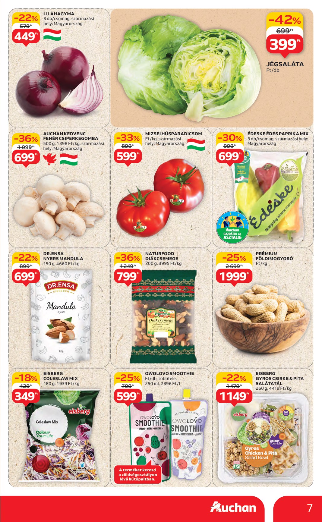 auchan - Auchan Hipermarket akciós újság, érvényes 07.17. - 07.23. - page: 7 auchan - Auchan Hipermarket akciós újság, érvényes 07.17. - 07.23. - page: 7