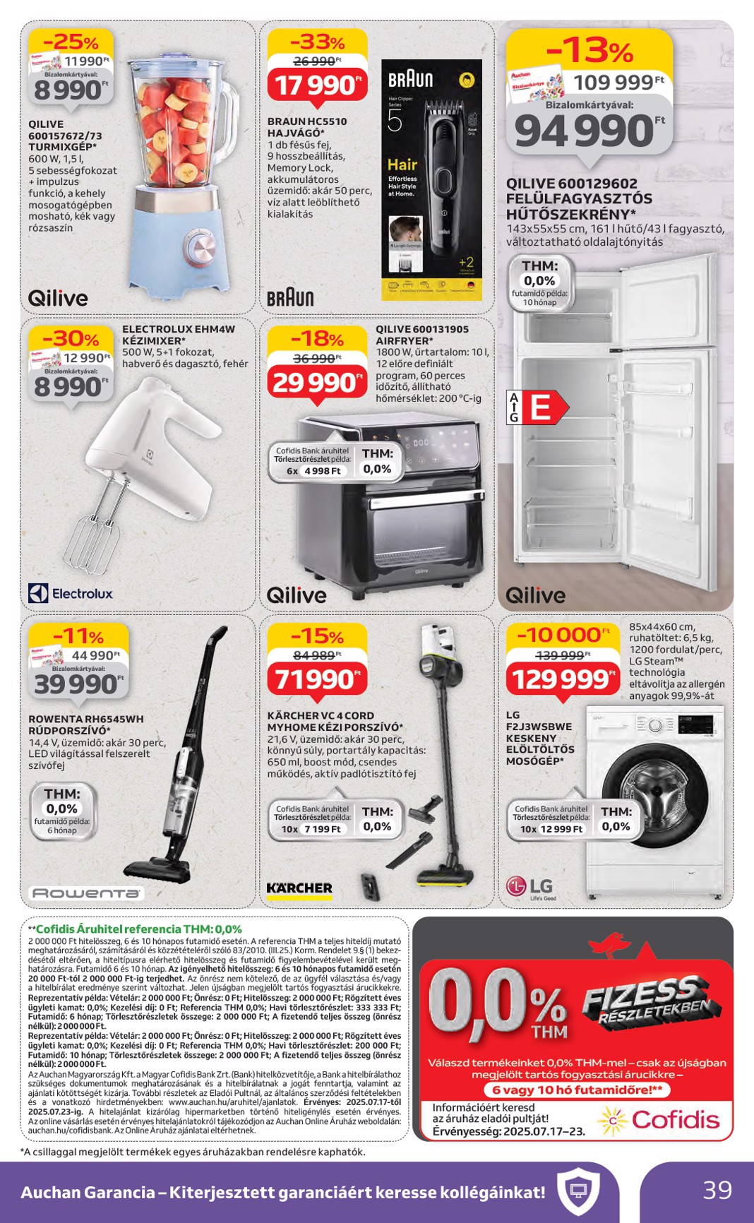 auchan - Auchan Hipermarket akciós újság, érvényes 07.17. - 07.23. - page: 39 auchan - Auchan Hipermarket akciós újság, érvényes 07.17. - 07.23. - page: 39