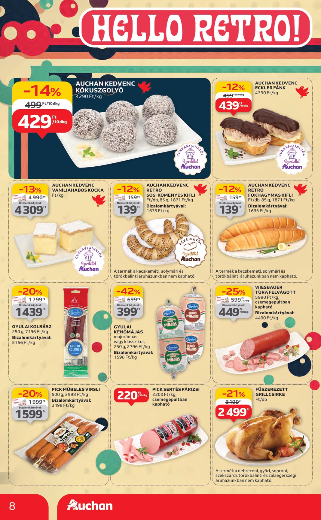 auchan - Auchan Hipermarket akciós újság, érvényes 07.17. - 07.23. - page: 8 auchan - Auchan Hipermarket akciós újság, érvényes 07.17. - 07.23. - page: 8