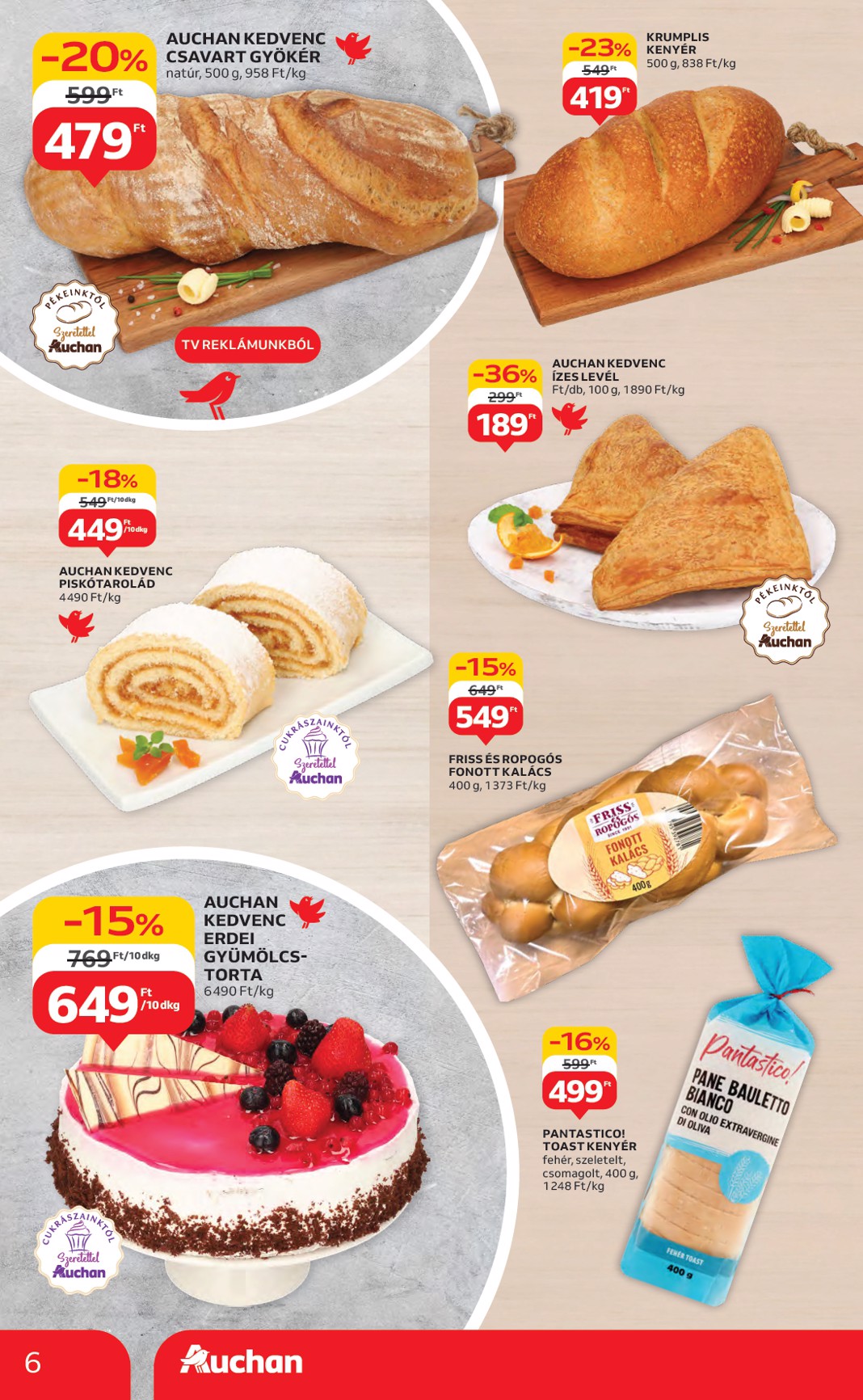 auchan - Auchan Hipermarket akciós újság, érvényes 07.17. - 07.23. - page: 6 auchan - Auchan Hipermarket akciós újság, érvényes 07.17. - 07.23. - page: 6