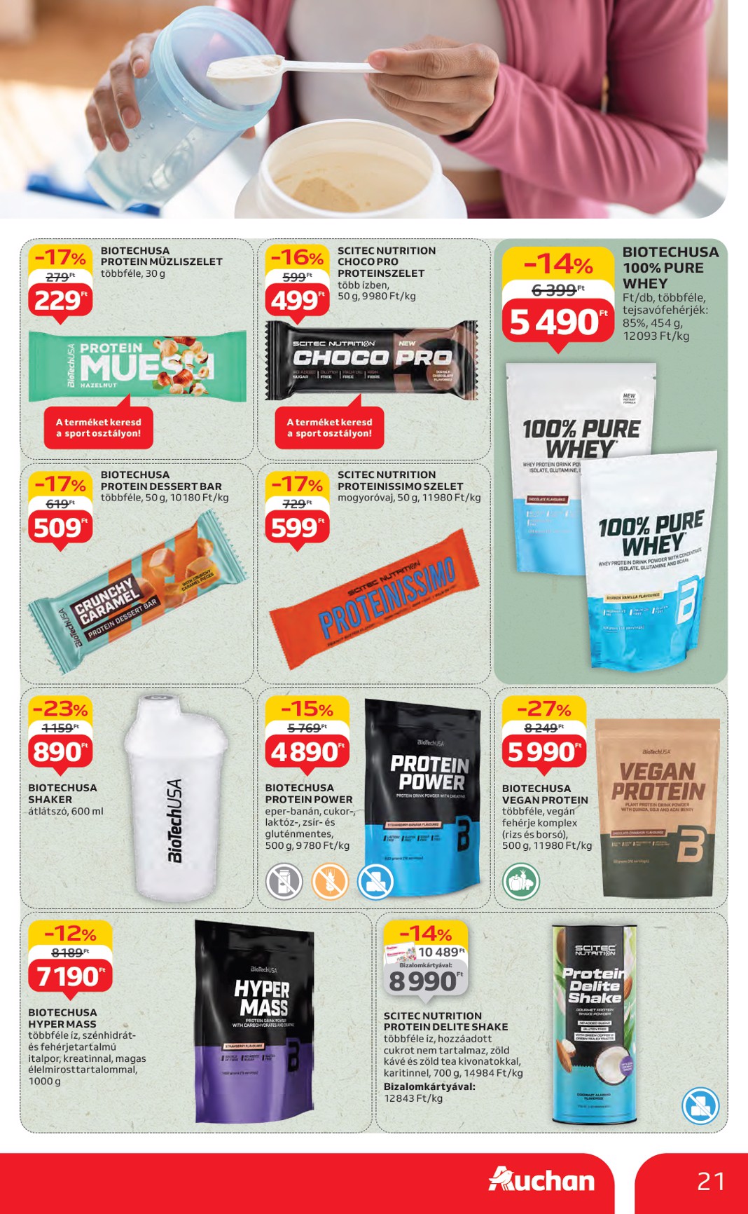 auchan - Auchan Hipermarket akciós újság, érvényes 07.17. - 07.23. - page: 21 auchan - Auchan Hipermarket akciós újság, érvényes 07.17. - 07.23. - page: 21