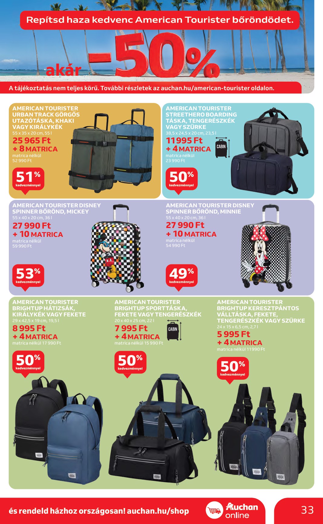 auchan - Auchan Hipermarket akciós újság, érvényes 07.17. - 07.23. - page: 33 auchan - Auchan Hipermarket akciós újság, érvényes 07.17. - 07.23. - page: 33
