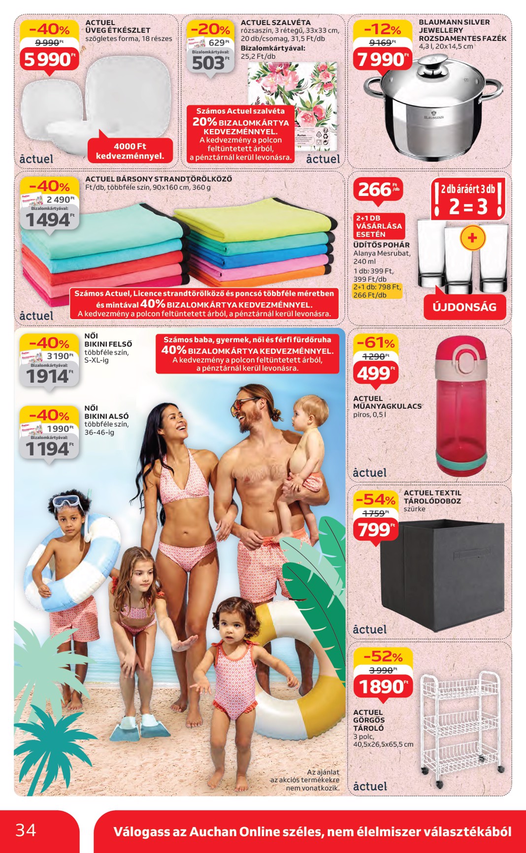 auchan - Auchan Hipermarket akciós újság, érvényes 07.17. - 07.23. - page: 34 auchan - Auchan Hipermarket akciós újság, érvényes 07.17. - 07.23. - page: 34