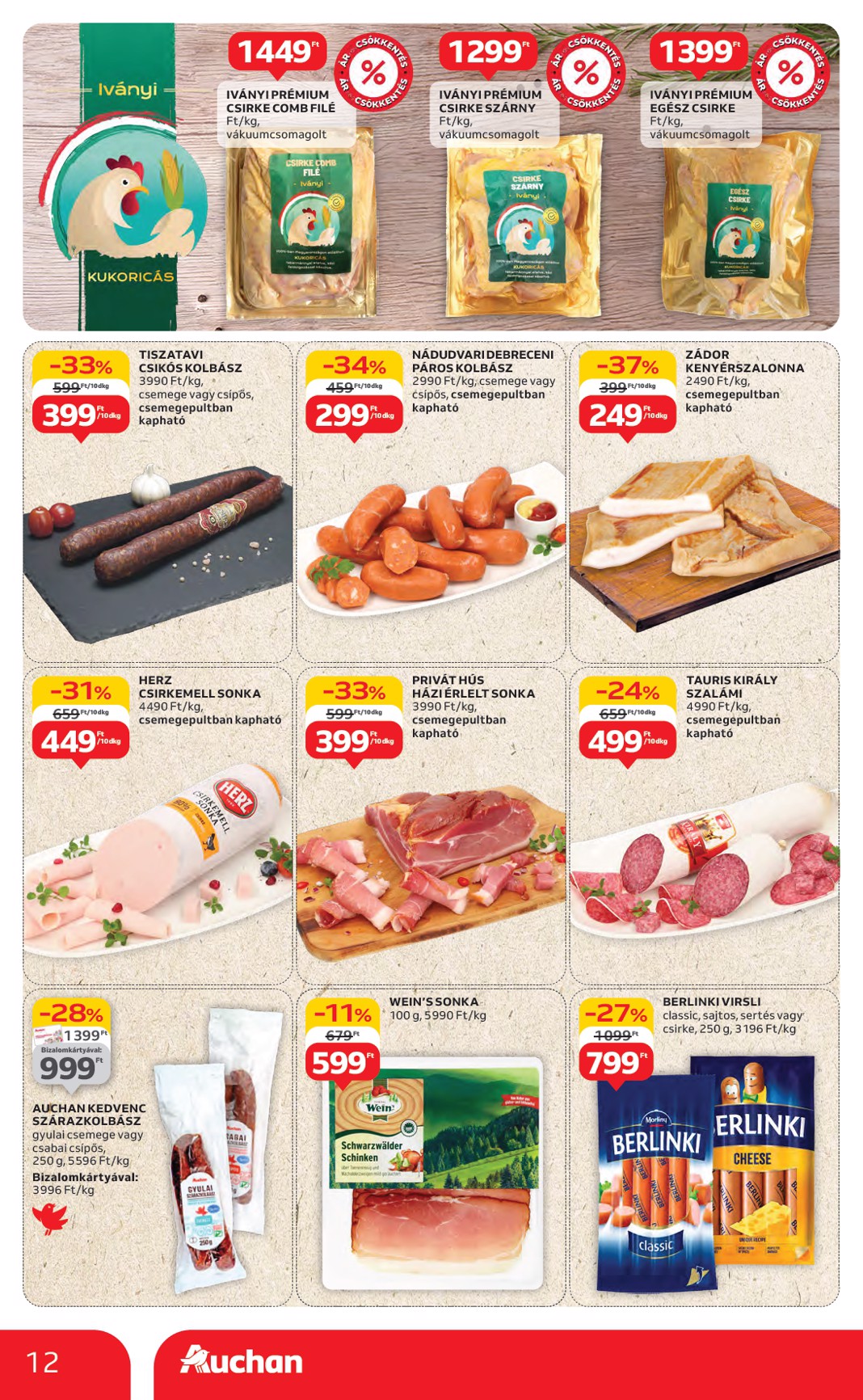 auchan - Auchan Hipermarket akciós újság, érvényes 07.17. - 07.23. - page: 12 auchan - Auchan Hipermarket akciós újság, érvényes 07.17. - 07.23. - page: 12