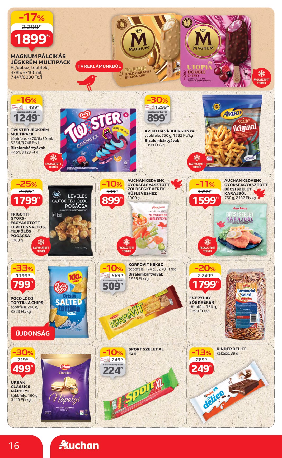 auchan - Auchan Hipermarket akciós újság, érvényes 07.17. - 07.23. - page: 16 auchan - Auchan Hipermarket akciós újság, érvényes 07.17. - 07.23. - page: 16