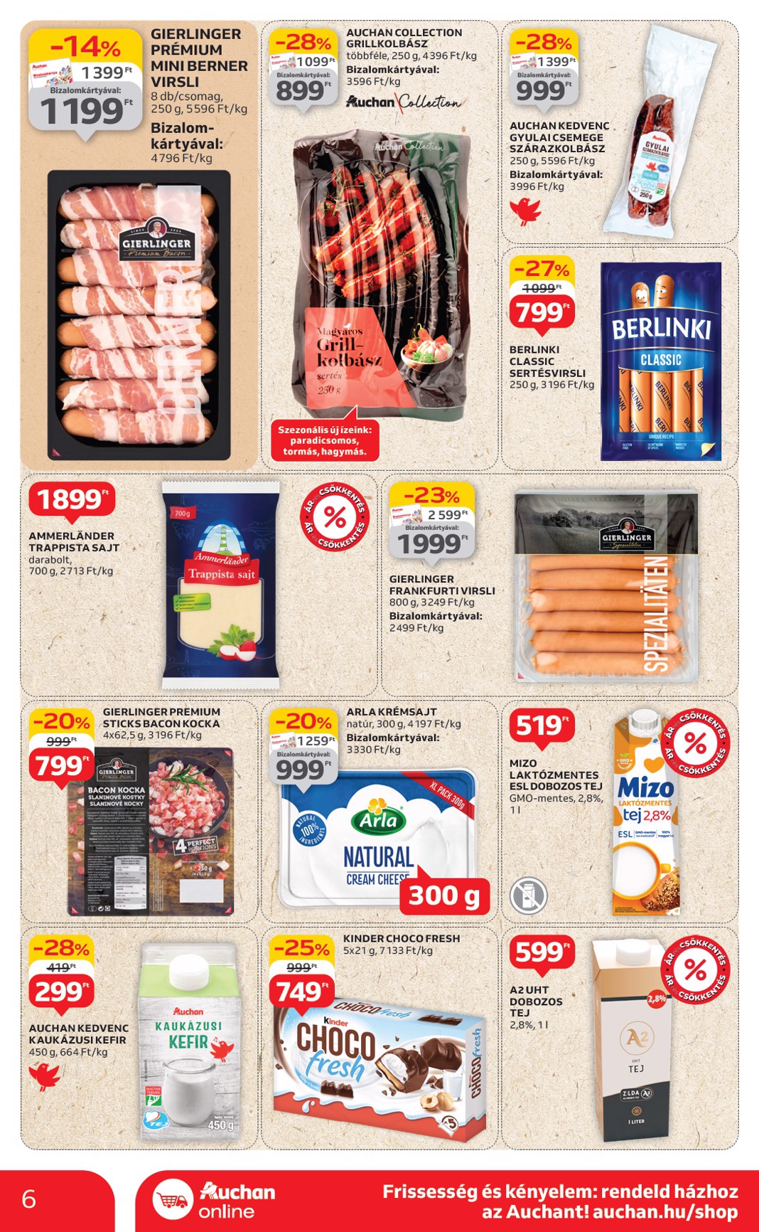 auchan - Auchan Szupermarket akciós újság, érvényes 07.17. - 07.23. - page: 6