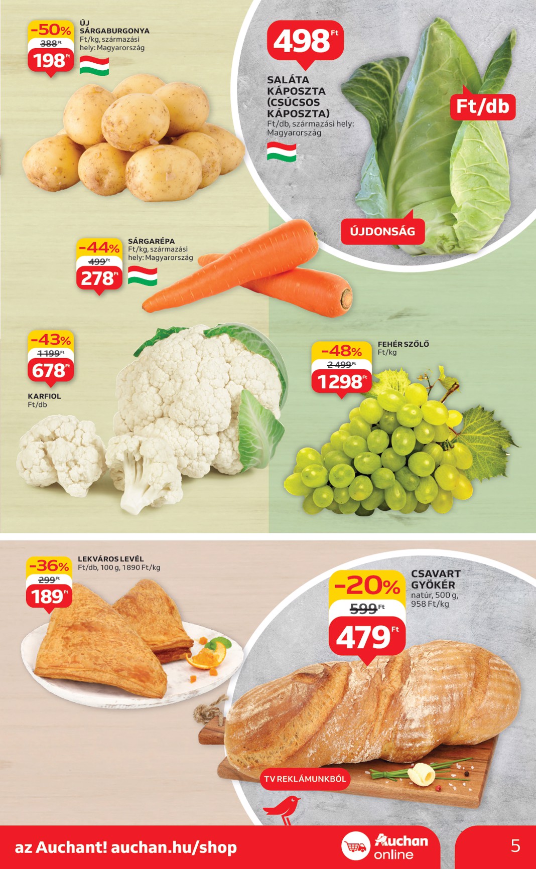 auchan - Auchan Szupermarket akciós újság, érvényes 07.17. - 07.23. - page: 5