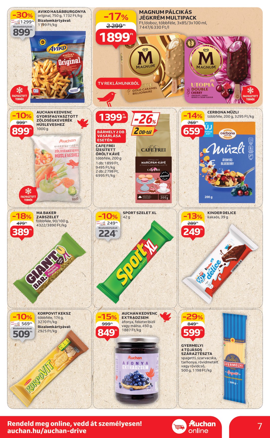 auchan - Auchan Szupermarket akciós újság, érvényes 07.17. - 07.23. - page: 7