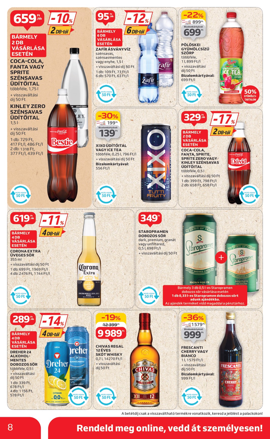 auchan - Auchan Szupermarket akciós újság, érvényes 07.17. - 07.23. - page: 8
