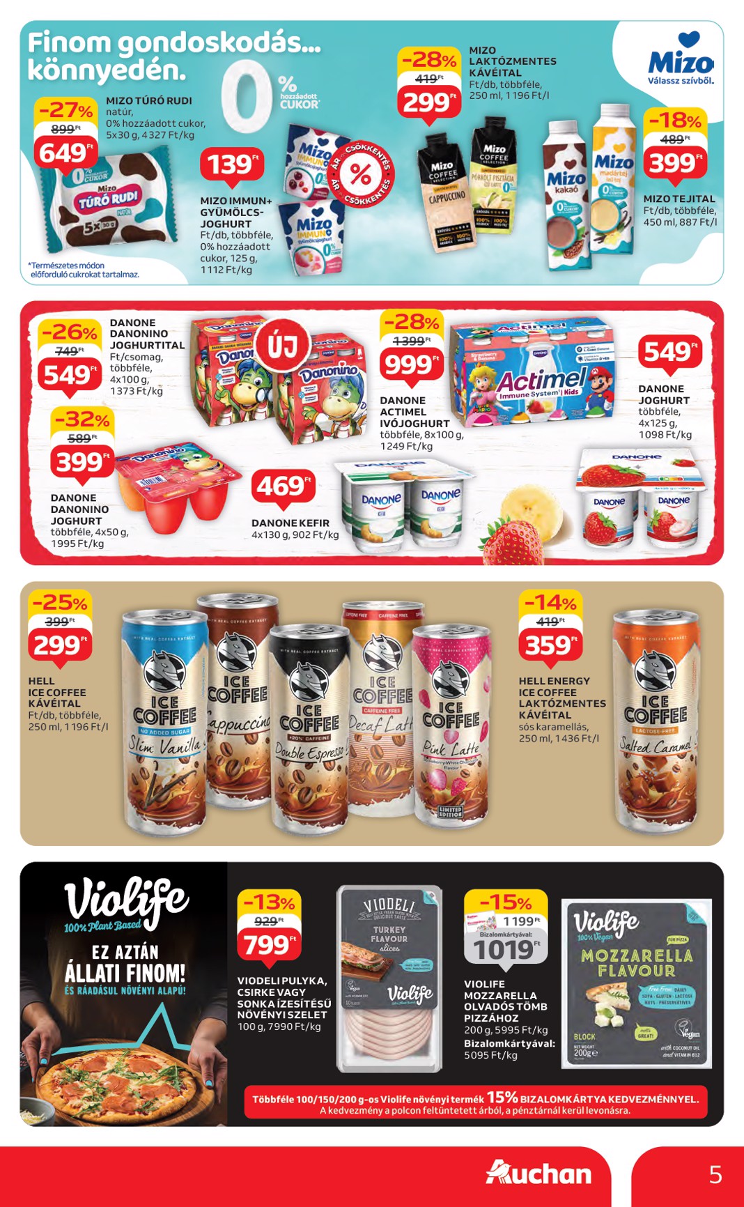 auchan - Auchan Hipermarket - Márkás akciók akciós újság, érvényes 07.17. - 07.30. - page: 5