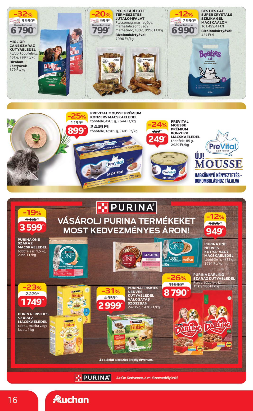 auchan - Auchan Hipermarket - Márkás akciók akciós újság, érvényes 07.17. - 07.30. - page: 16
