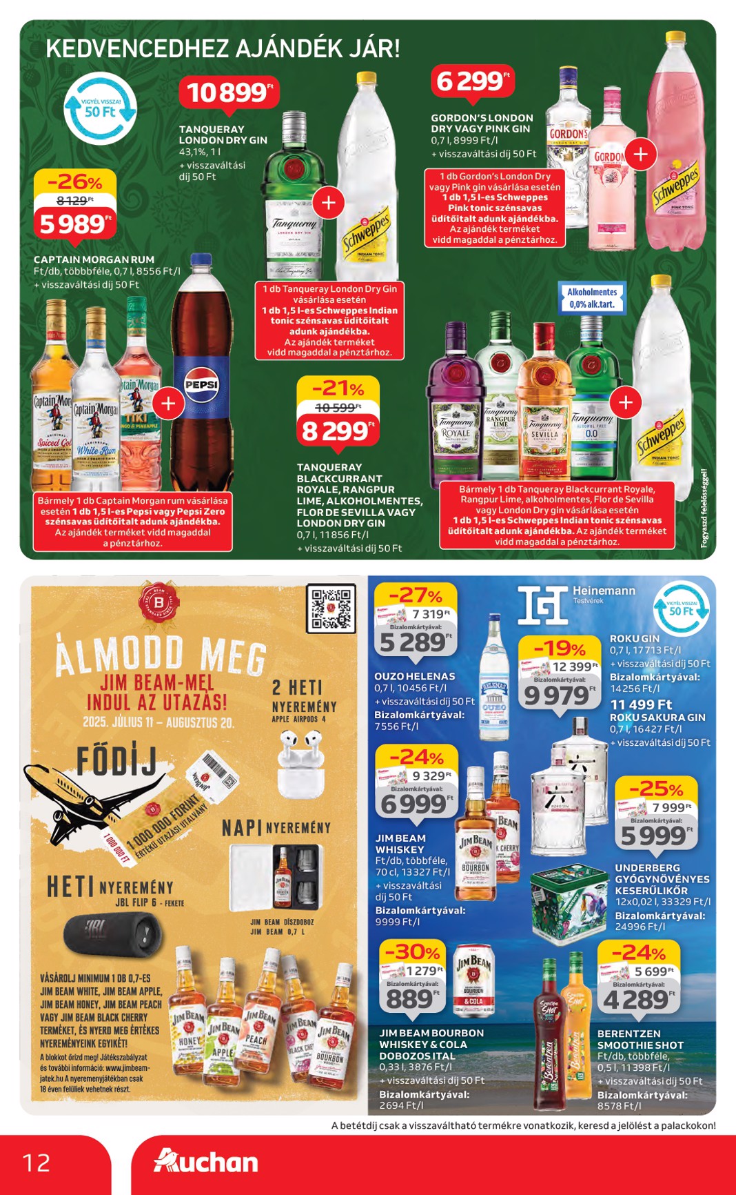 auchan - Auchan Hipermarket - Márkás akciók akciós újság, érvényes 07.17. - 07.30. - page: 12