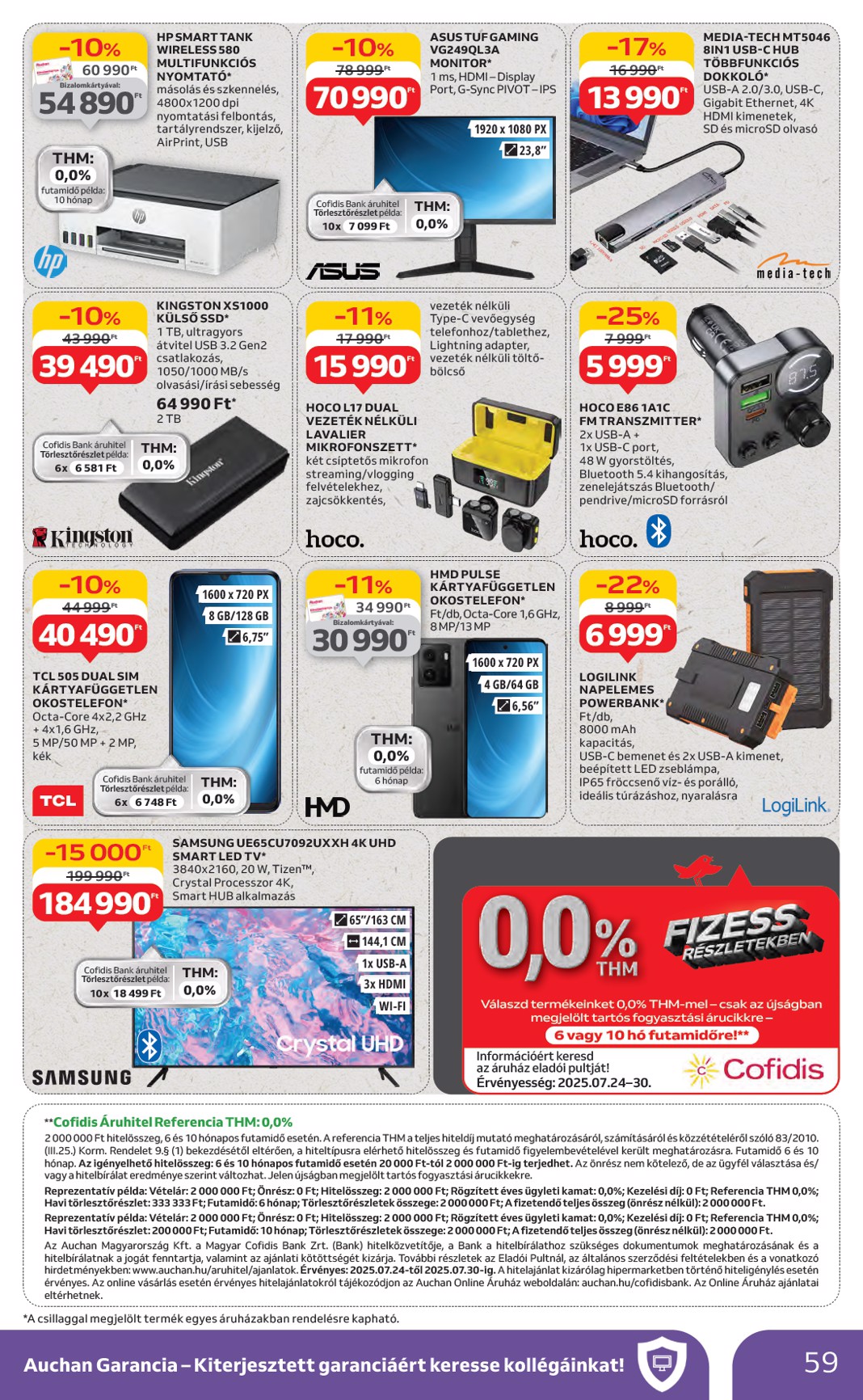 auchan - Auchan Hipermarket akciós újság, érvényes 07.24. - 07.30. - page: 59 auchan - Auchan Hipermarket akciós újság, érvényes 07.24. - 07.30. - page: 59