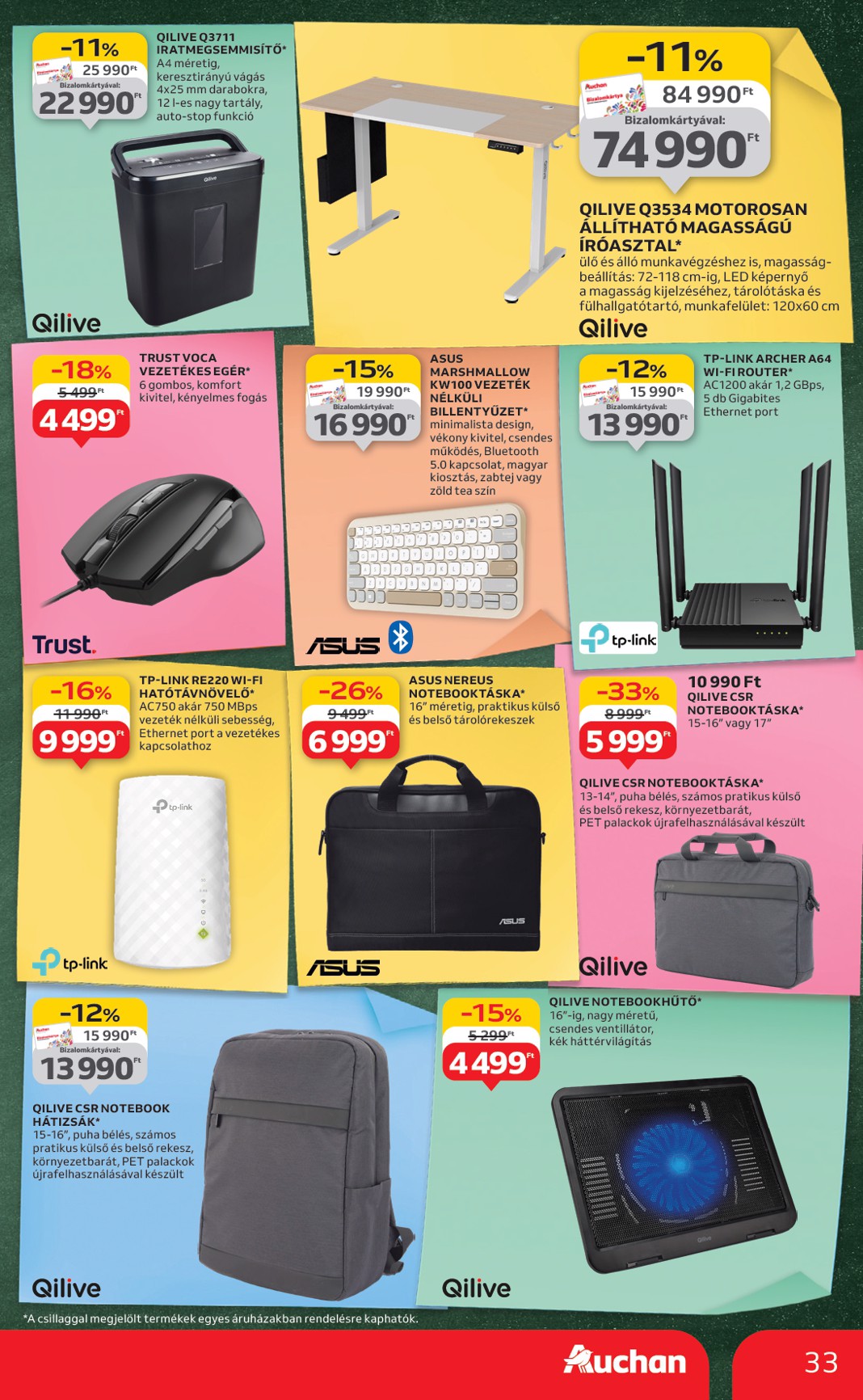auchan - Auchan - Iskolakezdés ajánlataink akciós újság, érvényes 08.07. - 08.19. - page: 33 auchan - Auchan - Iskolakezdés ajánlataink akciós újság, érvényes 08.07. - 08.19. - page: 33