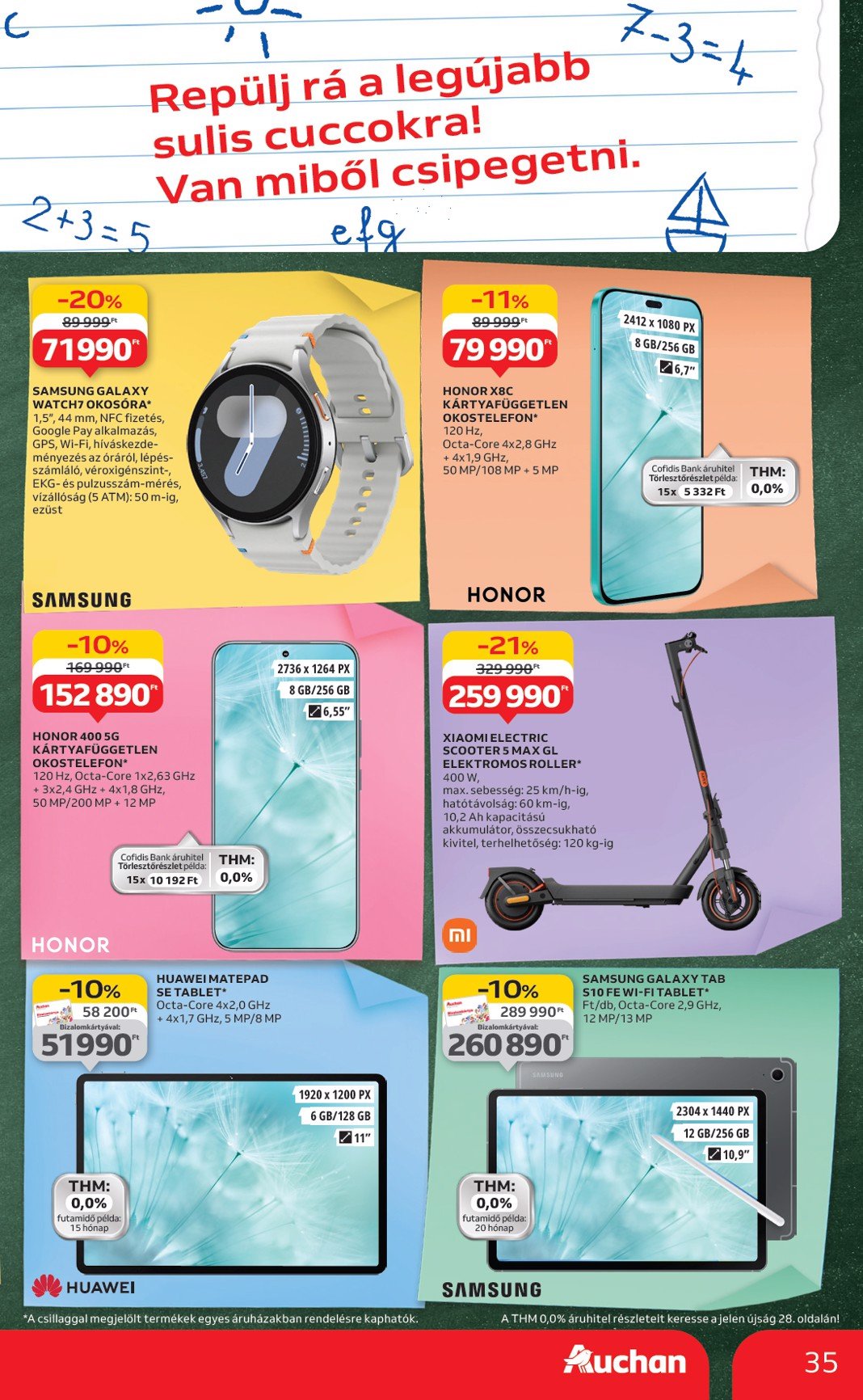 auchan - Auchan - Iskolakezdés ajánlataink akciós újság, érvényes 08.07. - 08.19. - page: 35 auchan - Auchan - Iskolakezdés ajánlataink akciós újság, érvényes 08.07. - 08.19. - page: 35