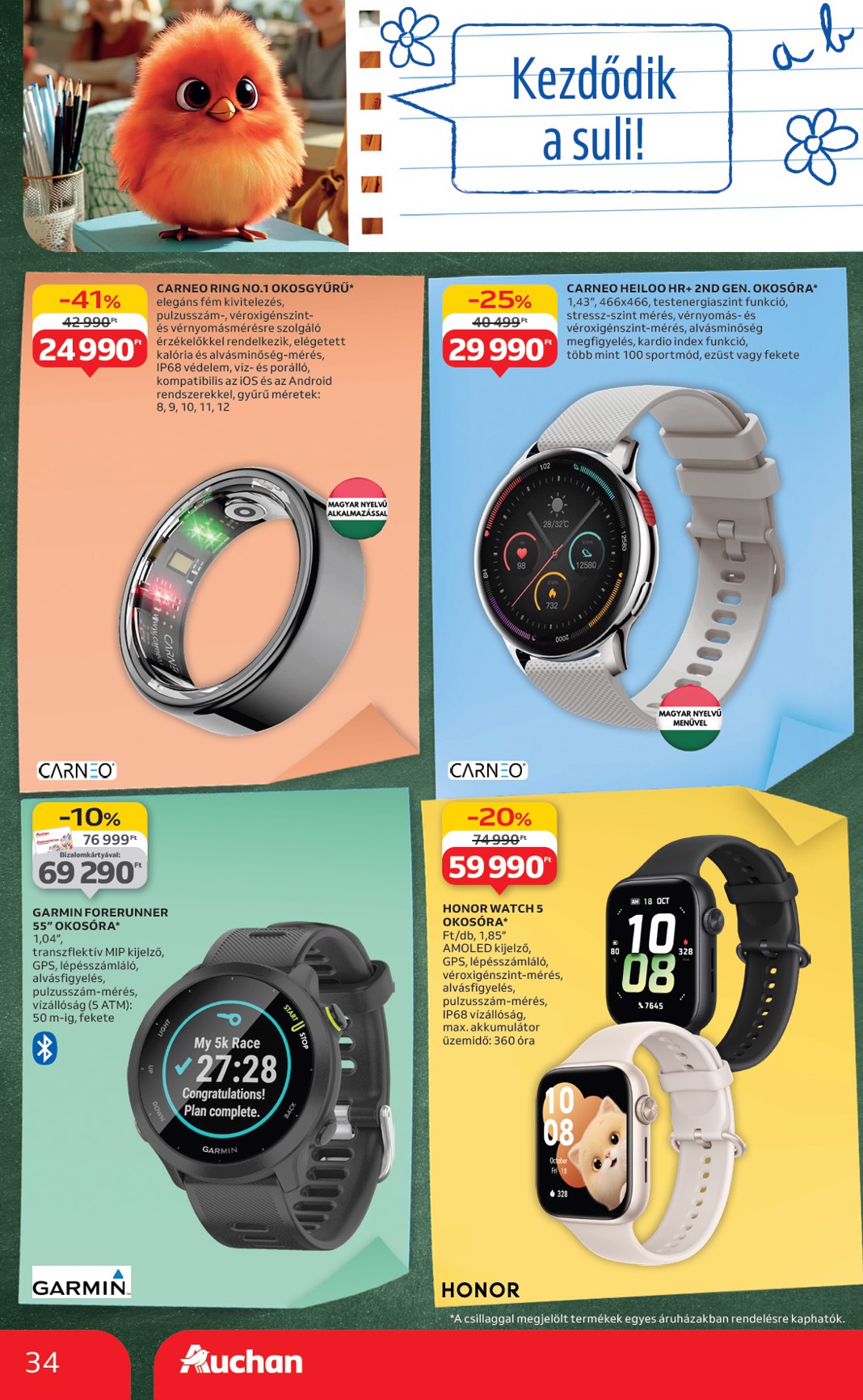 auchan - Auchan - Iskolakezdés ajánlataink akciós újság, érvényes 08.07. - 08.19. - page: 34 auchan - Auchan - Iskolakezdés ajánlataink akciós újság, érvényes 08.07. - 08.19. - page: 34