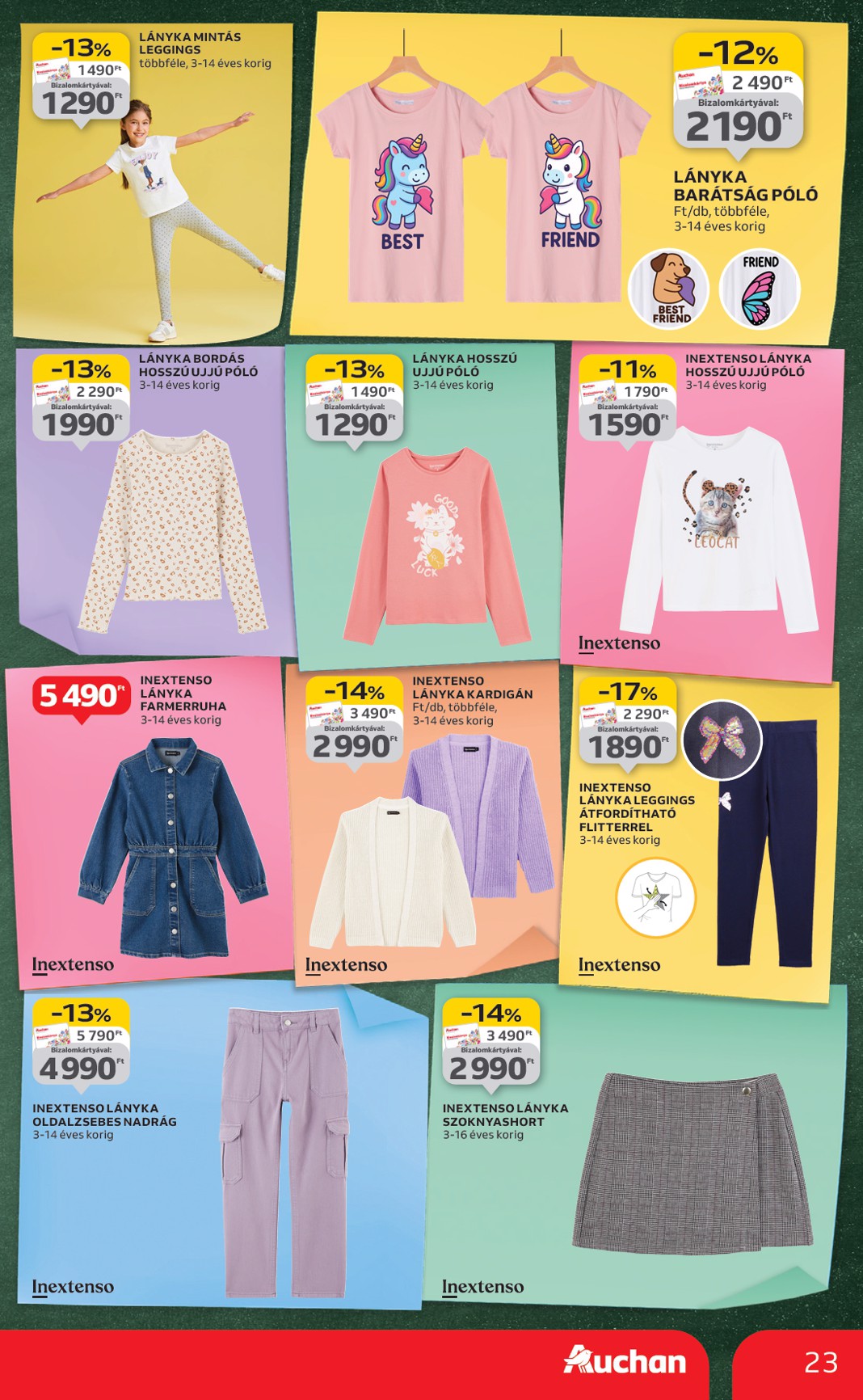 auchan - Auchan - Iskolakezdés ajánlataink akciós újság, érvényes 08.07. - 08.19. - page: 23 auchan - Auchan - Iskolakezdés ajánlataink akciós újság, érvényes 08.07. - 08.19. - page: 23