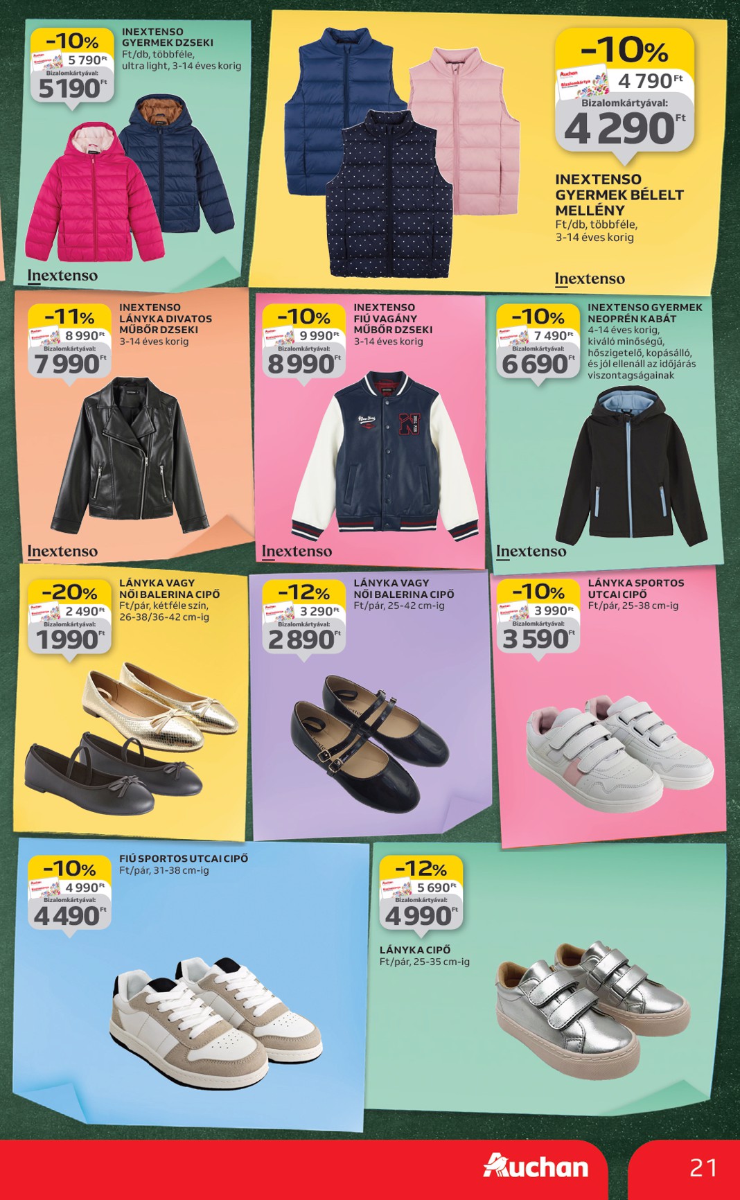 auchan - Auchan - Iskolakezdés ajánlataink akciós újság, érvényes 08.07. - 08.19. - page: 21 auchan - Auchan - Iskolakezdés ajánlataink akciós újság, érvényes 08.07. - 08.19. - page: 21