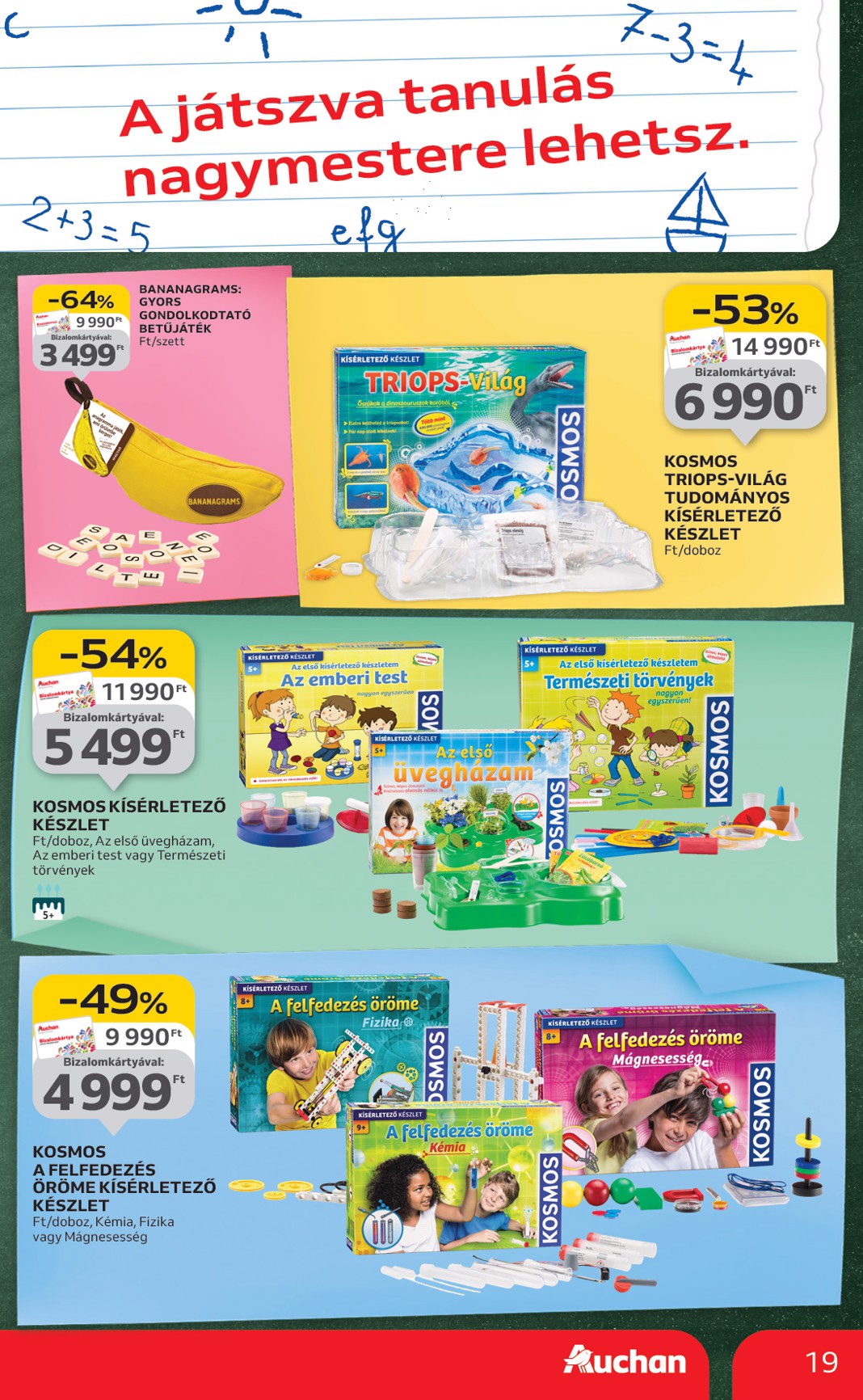 auchan - Auchan - Iskolakezdés ajánlataink akciós újság, érvényes 08.07. - 08.19. - page: 19 auchan - Auchan - Iskolakezdés ajánlataink akciós újság, érvényes 08.07. - 08.19. - page: 19