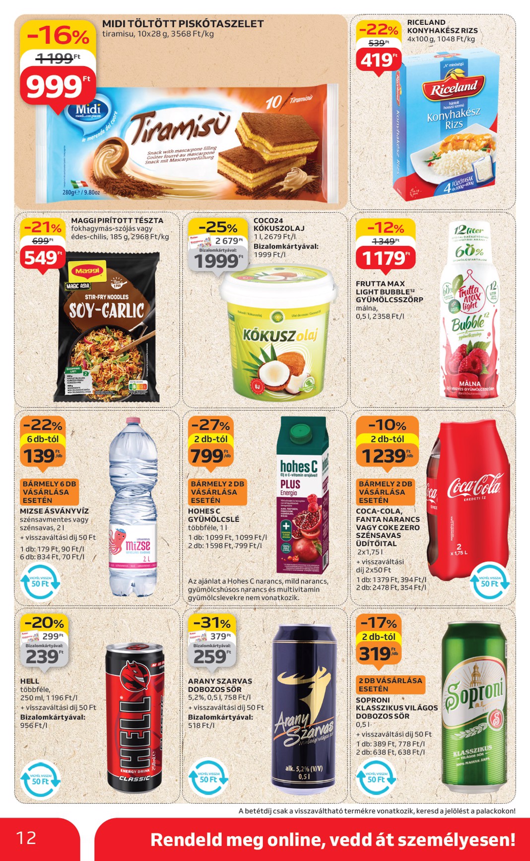 auchan - Auchan szupermarket akciós újság, érvényes 08.14. - 08.19. - page: 12