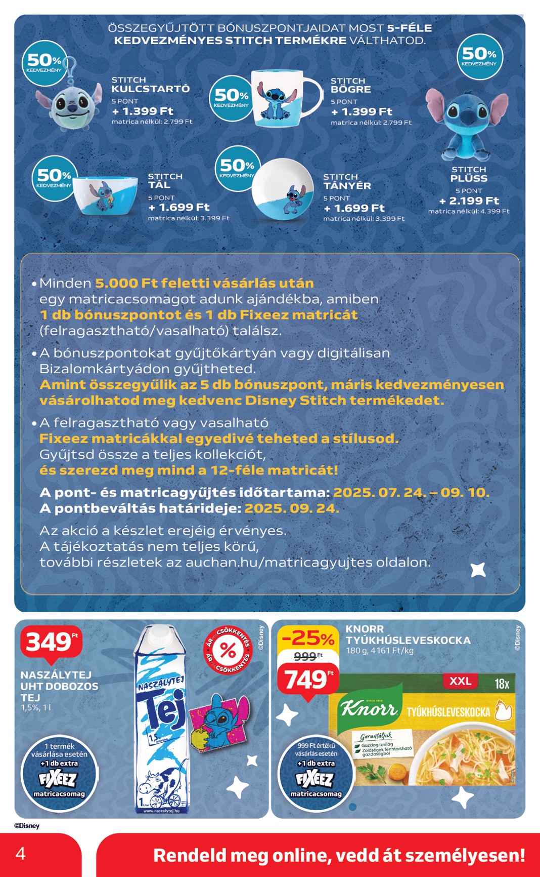 auchan - Auchan szupermarket akciós újság, érvényes 08.14. - 08.19. - page: 4