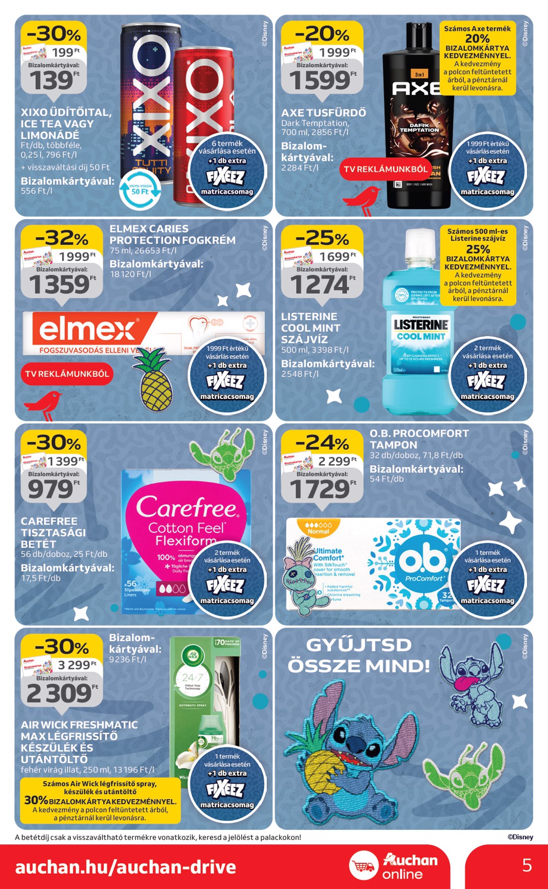 auchan - Auchan szupermarket akciós újság, érvényes 08.14. - 08.19. - page: 5