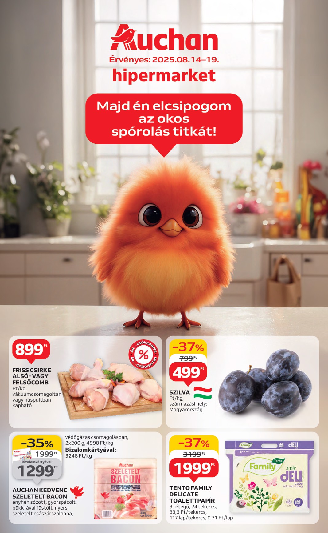 auchan - Auchan Hipermarket akciós újság, érvényes 08.14. - 08.19.