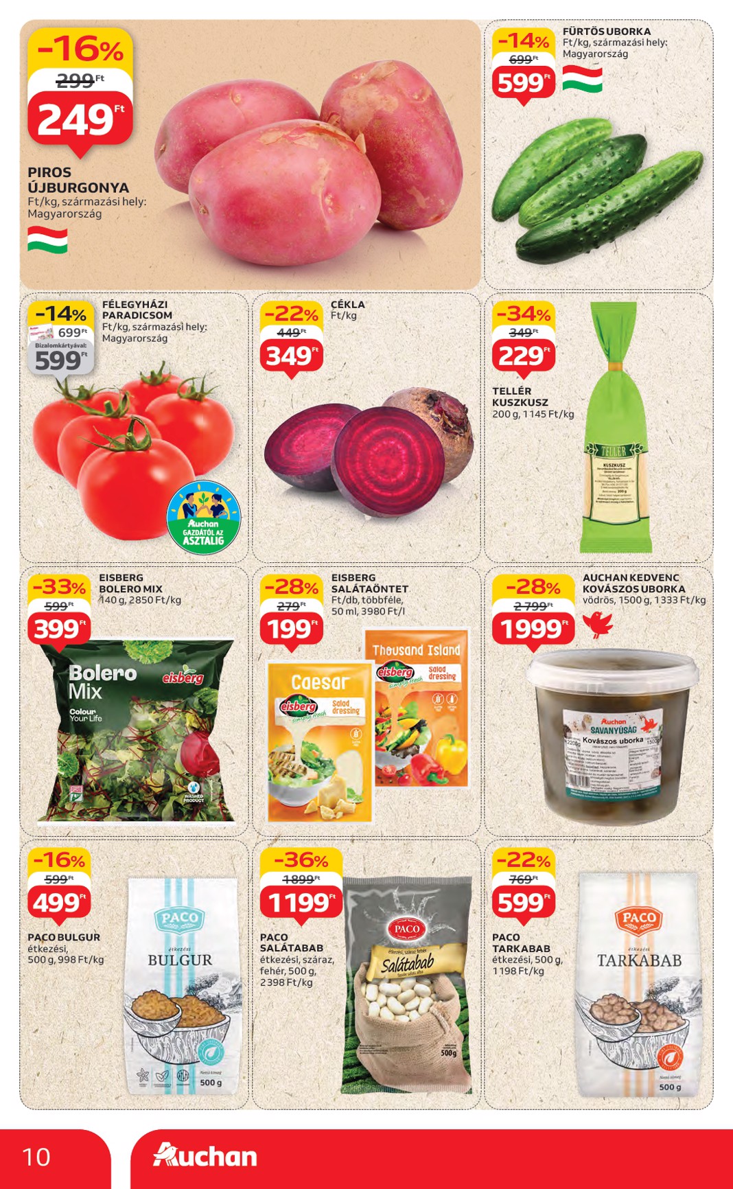 auchan - Auchan Hipermarket akciós újság, érvényes 08.14. - 08.19. - page: 10 auchan - Auchan Hipermarket akciós újság, érvényes 08.14. - 08.19. - page: 10