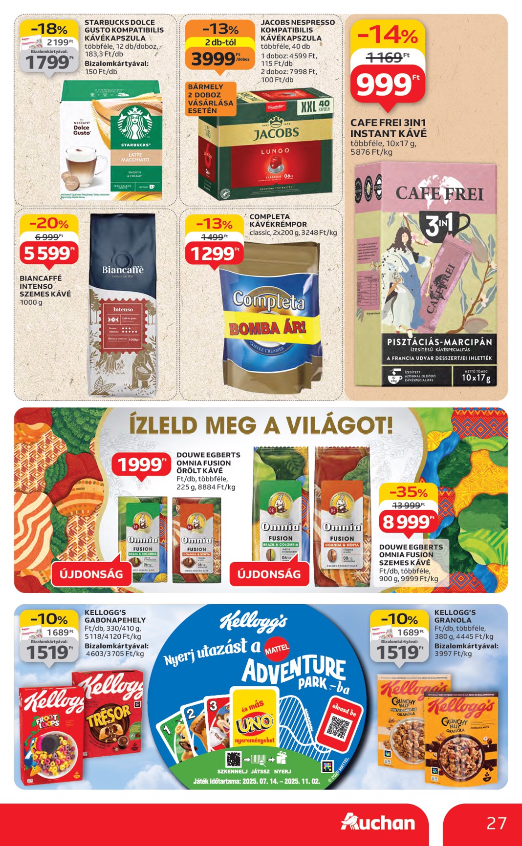auchan - Auchan Hipermarket akciós újság, érvényes 08.14. - 08.19. - page: 27 auchan - Auchan Hipermarket akciós újság, érvényes 08.14. - 08.19. - page: 27