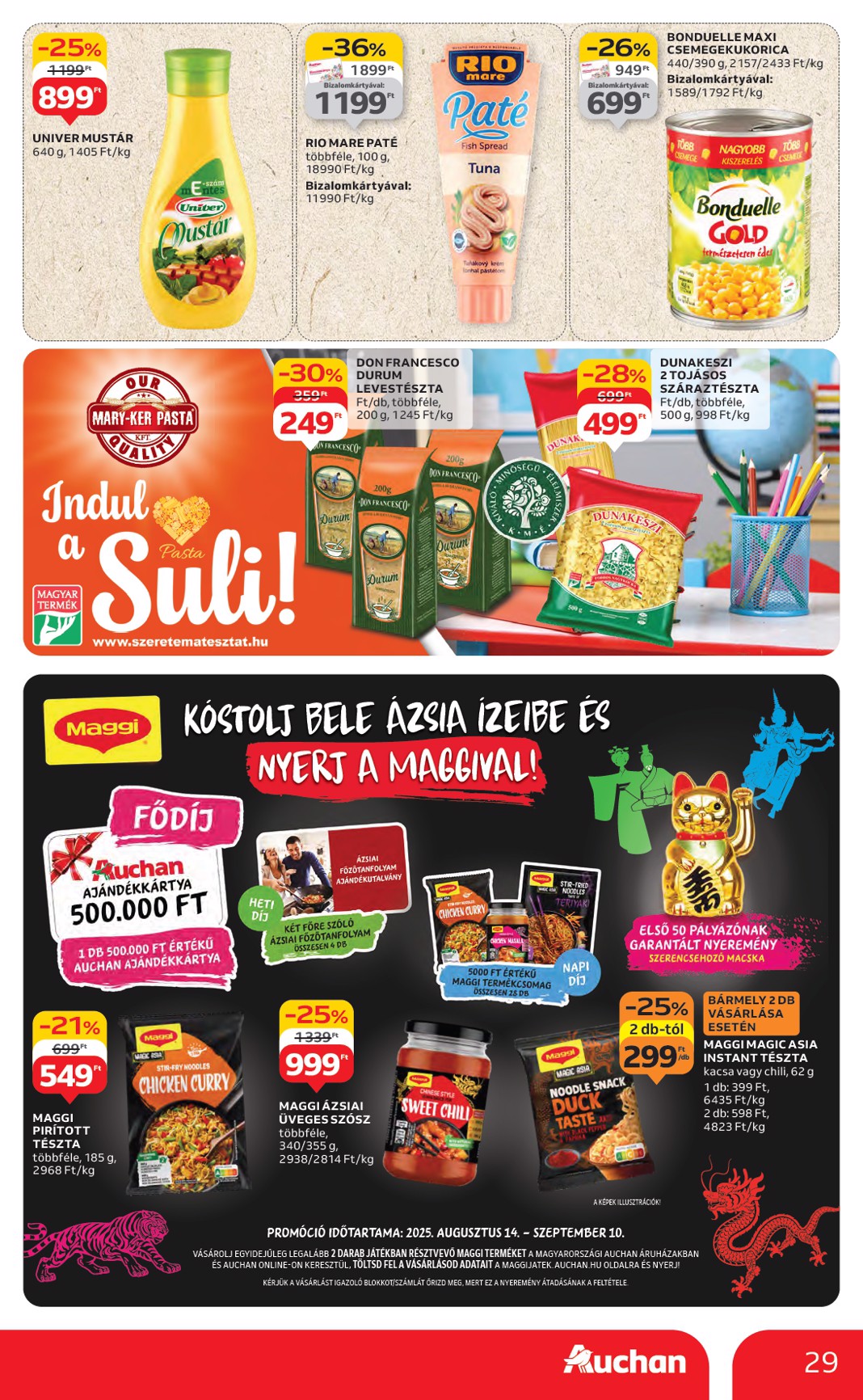 auchan - Auchan Hipermarket akciós újság, érvényes 08.14. - 08.19. - page: 29 auchan - Auchan Hipermarket akciós újság, érvényes 08.14. - 08.19. - page: 29