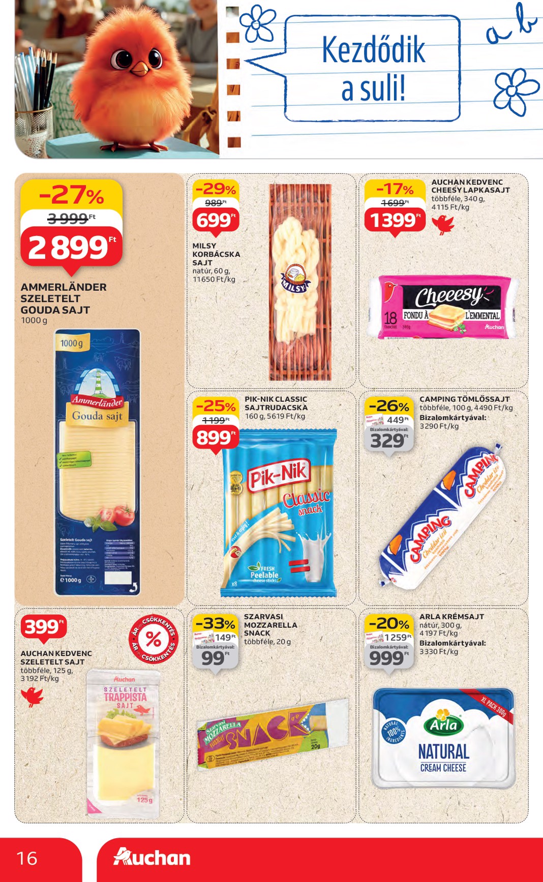 auchan - Auchan Hipermarket akciós újság, érvényes 08.14. - 08.19. - page: 16 auchan - Auchan Hipermarket akciós újság, érvényes 08.14. - 08.19. - page: 16