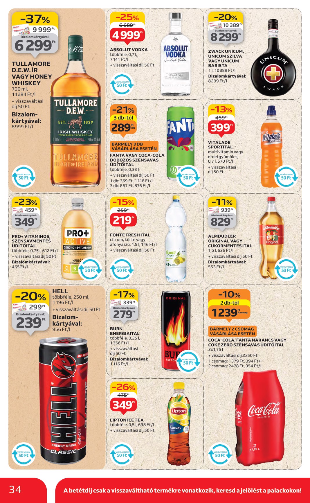 auchan - Auchan Hipermarket akciós újság, érvényes 08.14. - 08.19. - page: 34 auchan - Auchan Hipermarket akciós újság, érvényes 08.14. - 08.19. - page: 34