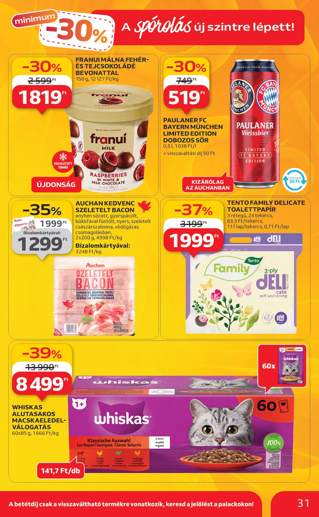 auchan - Auchan Hipermarket akciós újság, érvényes 08.14. - 08.19. - page: 31 auchan - Auchan Hipermarket akciós újság, érvényes 08.14. - 08.19. - page: 31