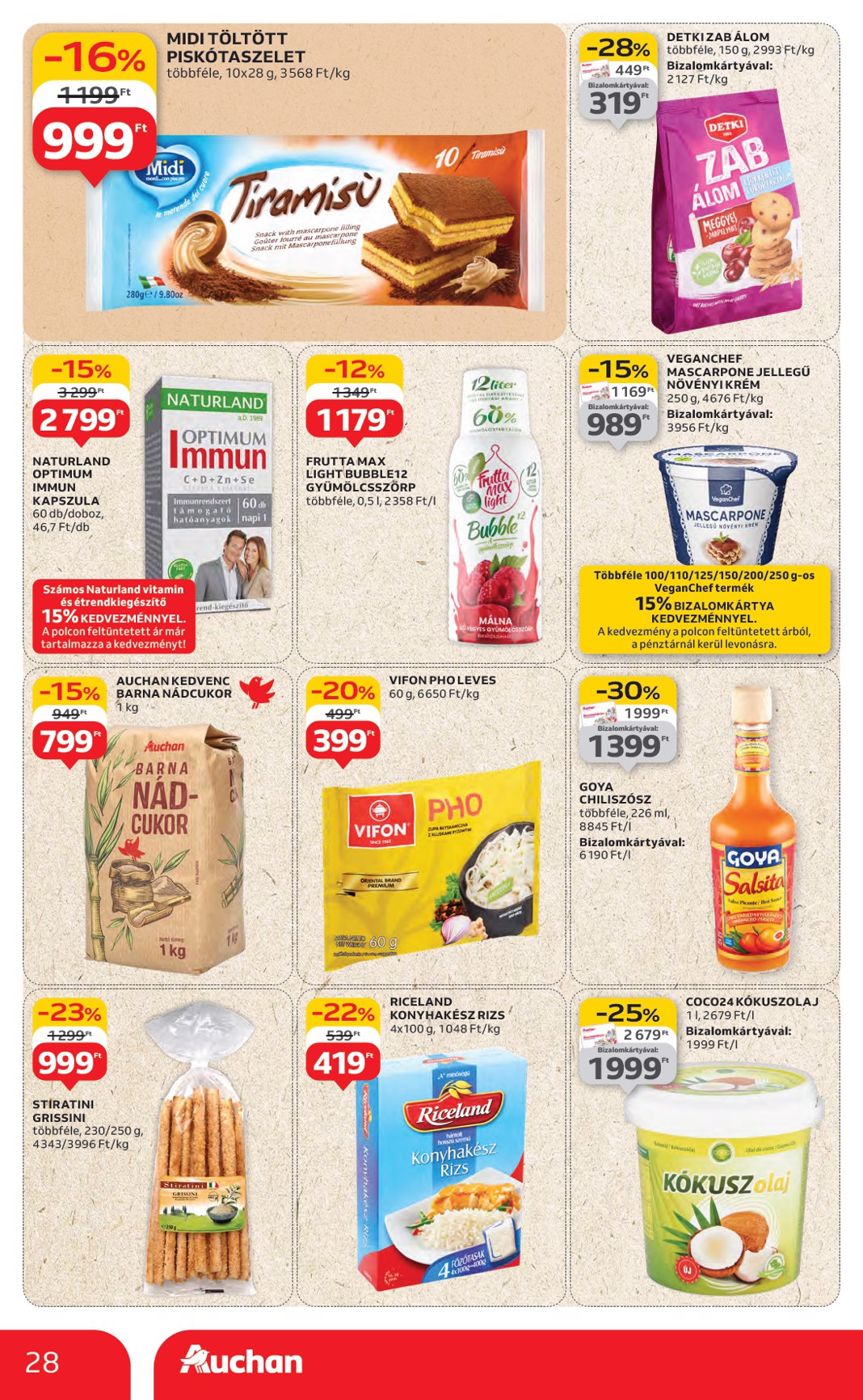 auchan - Auchan Hipermarket akciós újság, érvényes 08.14. - 08.19. - page: 28 auchan - Auchan Hipermarket akciós újság, érvényes 08.14. - 08.19. - page: 28