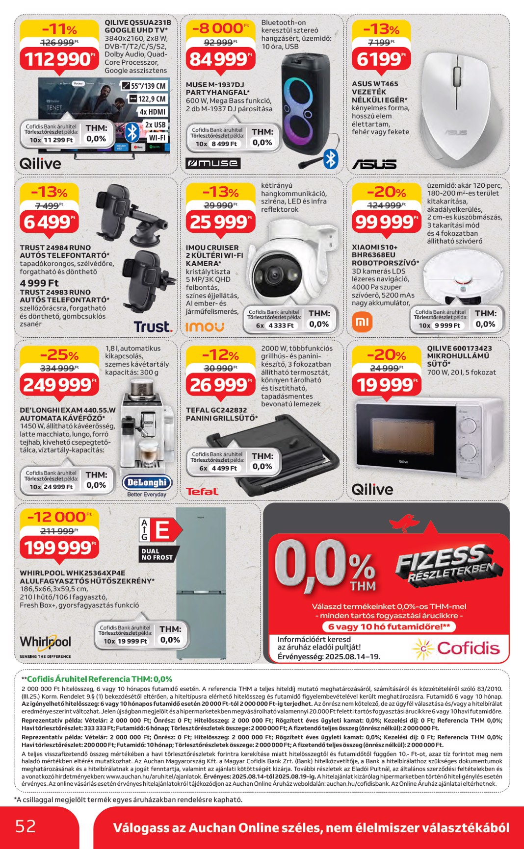 auchan - Auchan Hipermarket akciós újság, érvényes 08.14. - 08.19. - page: 52 auchan - Auchan Hipermarket akciós újság, érvényes 08.14. - 08.19. - page: 52