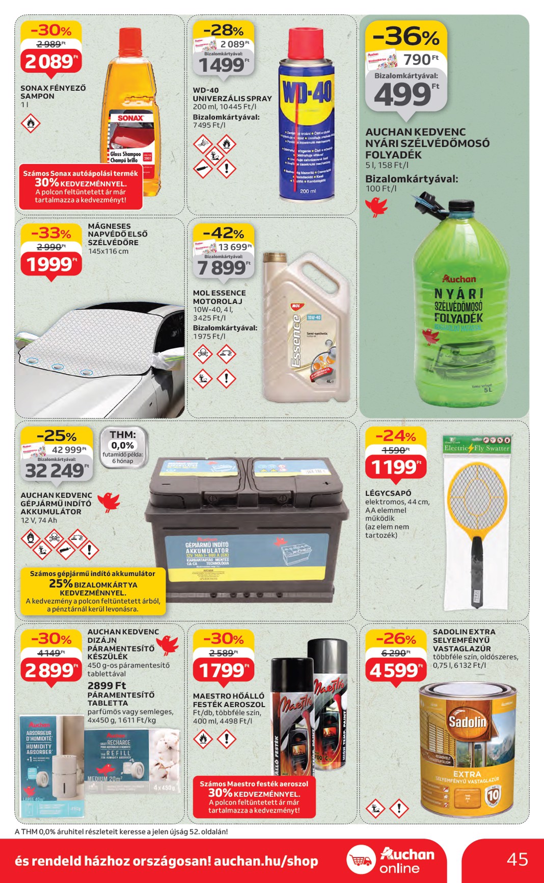 auchan - Auchan Hipermarket akciós újság, érvényes 08.14. - 08.19. - page: 45 auchan - Auchan Hipermarket akciós újság, érvényes 08.14. - 08.19. - page: 45