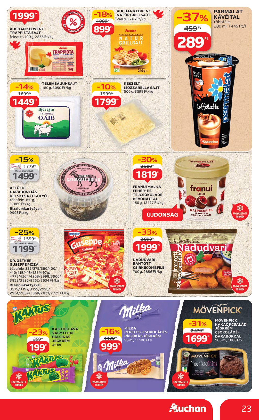 auchan - Auchan Hipermarket akciós újság, érvényes 08.14. - 08.19. - page: 23 auchan - Auchan Hipermarket akciós újság, érvényes 08.14. - 08.19. - page: 23