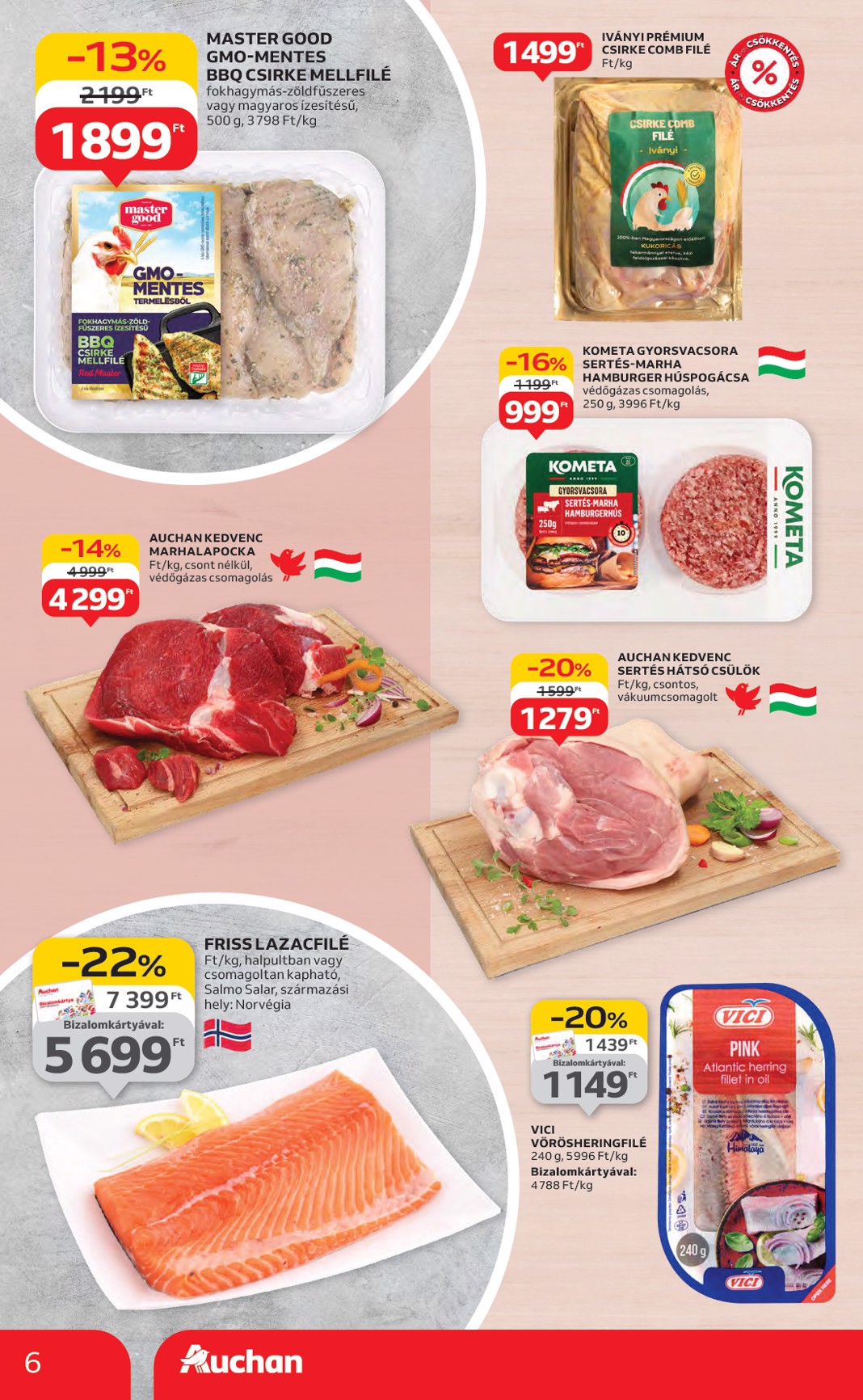 auchan - Auchan Hipermarket akciós újság, érvényes 08.14. - 08.19. - page: 6 auchan - Auchan Hipermarket akciós újság, érvényes 08.14. - 08.19. - page: 6