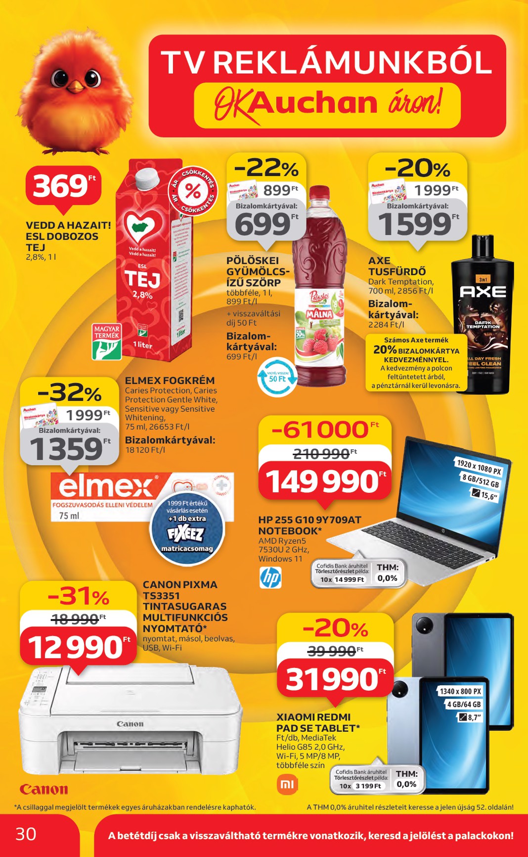 auchan - Auchan Hipermarket akciós újság, érvényes 08.14. - 08.19. - page: 30 auchan - Auchan Hipermarket akciós újság, érvényes 08.14. - 08.19. - page: 30