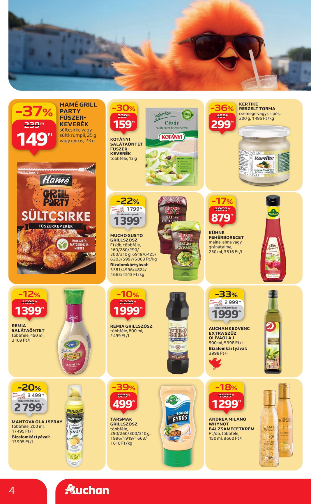 auchan - Auchan - Nyárvégi ajánlataink akciós újság, érvényes 08.21. - 09.03. - page: 4