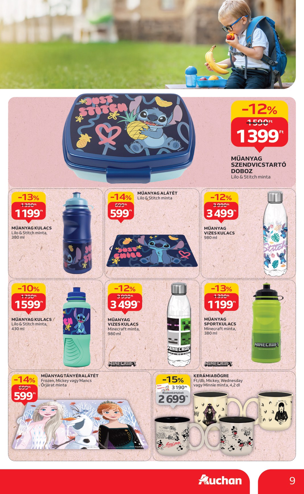 auchan - Auchan - Nyárvégi ajánlataink akciós újság, érvényes 08.21. - 09.03. - page: 9