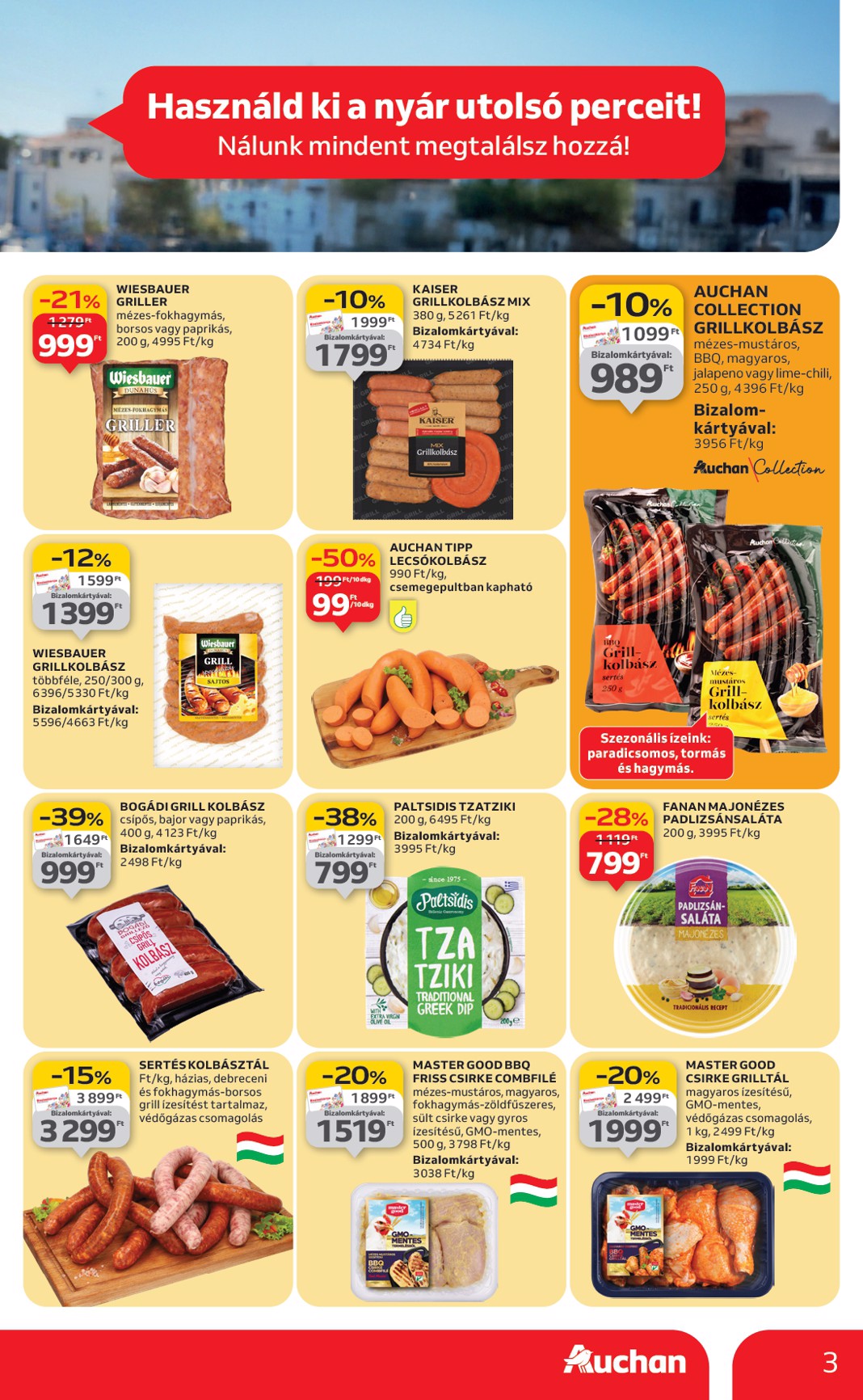 auchan - Auchan - Nyárvégi ajánlataink akciós újság, érvényes 08.21. - 09.03. - page: 3