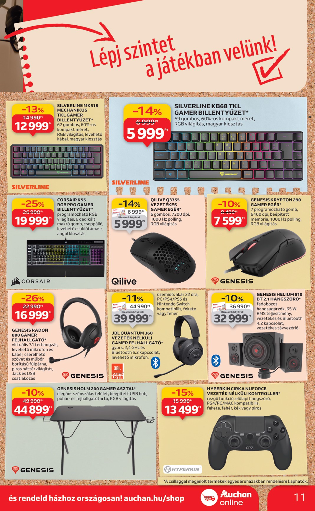 auchan - Auchan Hipermarket - Tamévkezdési ajánlataink akciós újság, érvényes 08.21. - 09.10. - page: 11