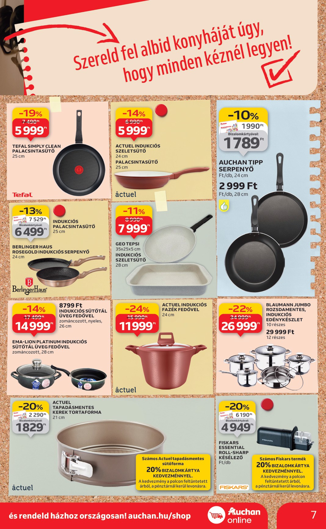 auchan - Auchan Hipermarket - Tamévkezdési ajánlataink akciós újság, érvényes 08.21. - 09.10. - page: 7