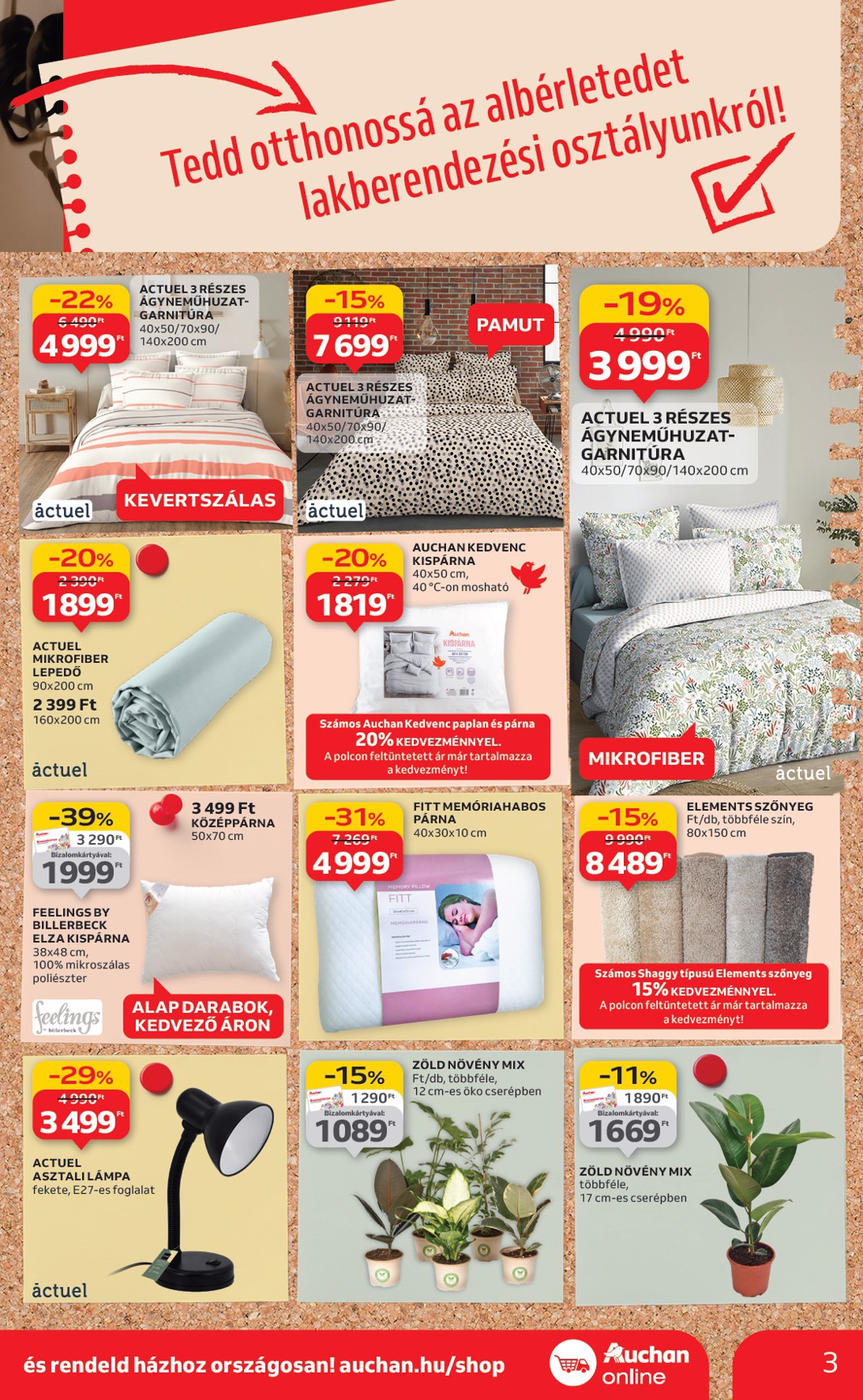 auchan - Auchan Hipermarket - Tamévkezdési ajánlataink akciós újság, érvényes 08.21. - 09.10. - page: 3