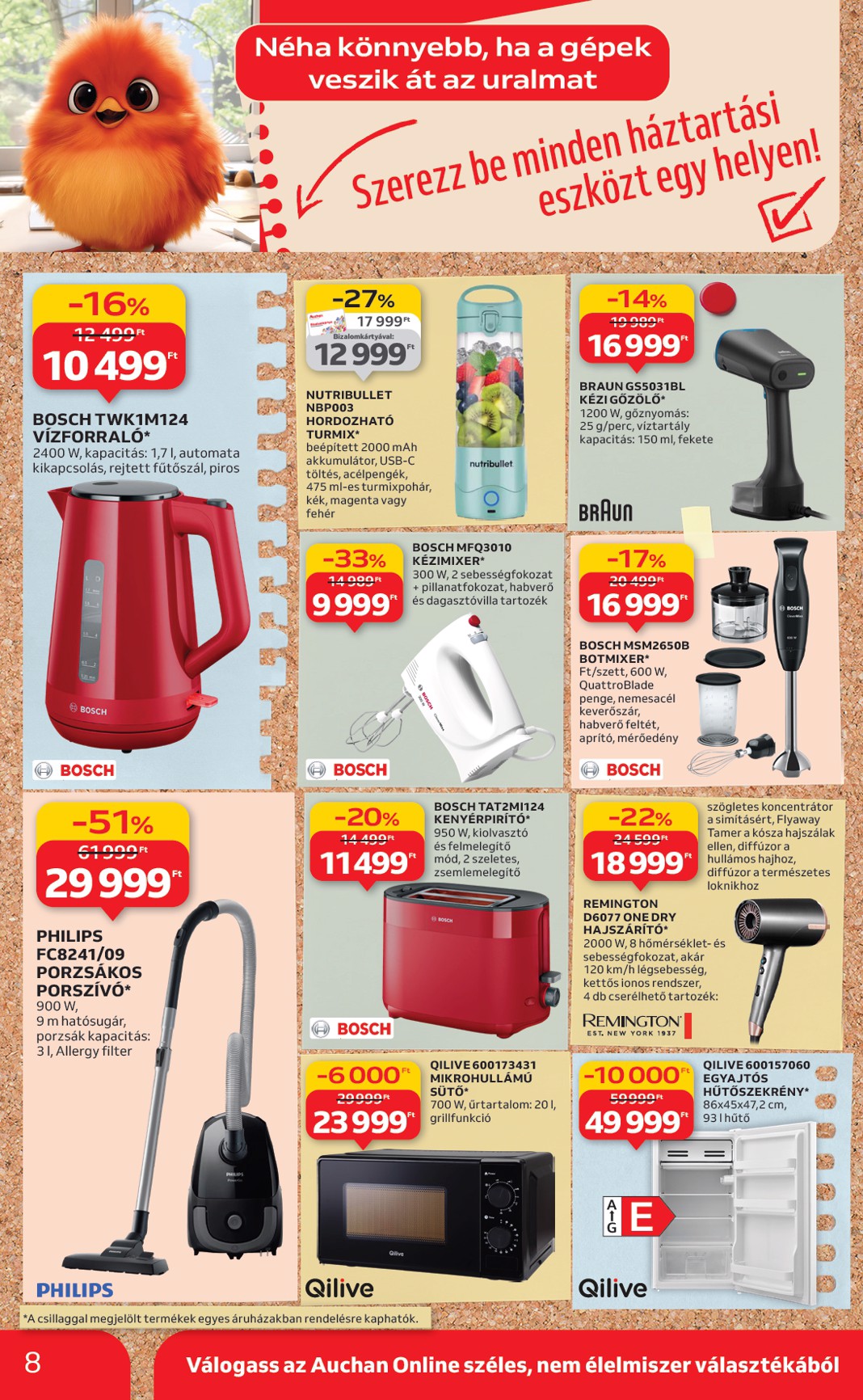 auchan - Auchan Hipermarket - Tamévkezdési ajánlataink akciós újság, érvényes 08.21. - 09.10. - page: 8